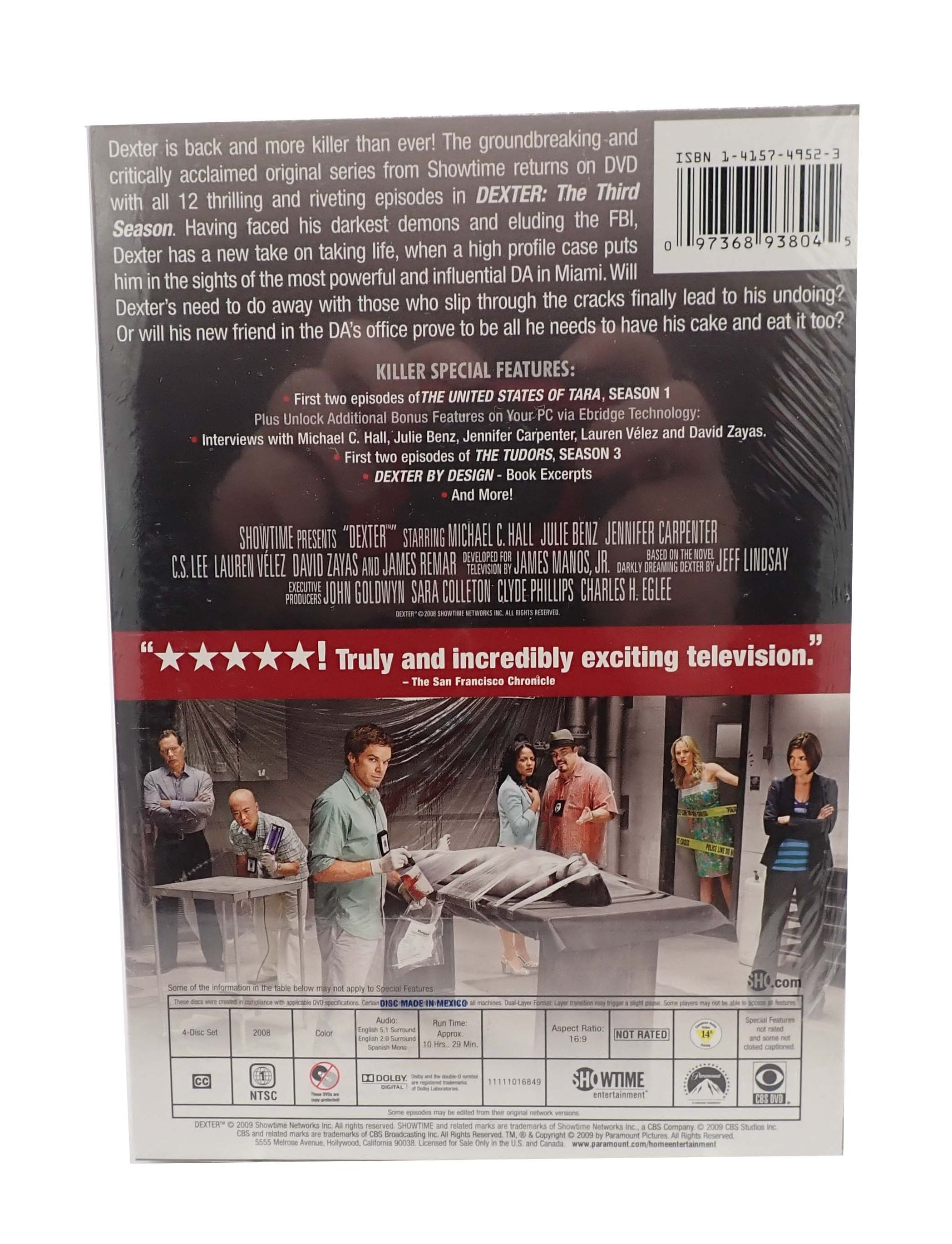 Dexter the Third Season -  Box Set [DVD] (Pre-Owned)