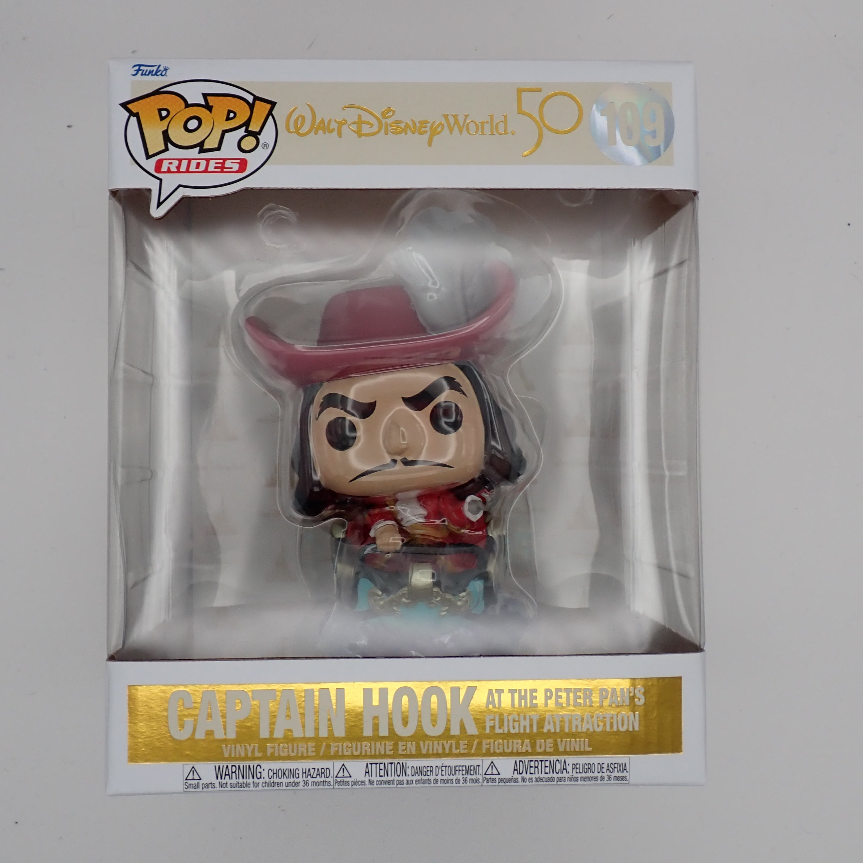 Captain Hook at the Peter Pan's Flight Attraction - Funko POP!