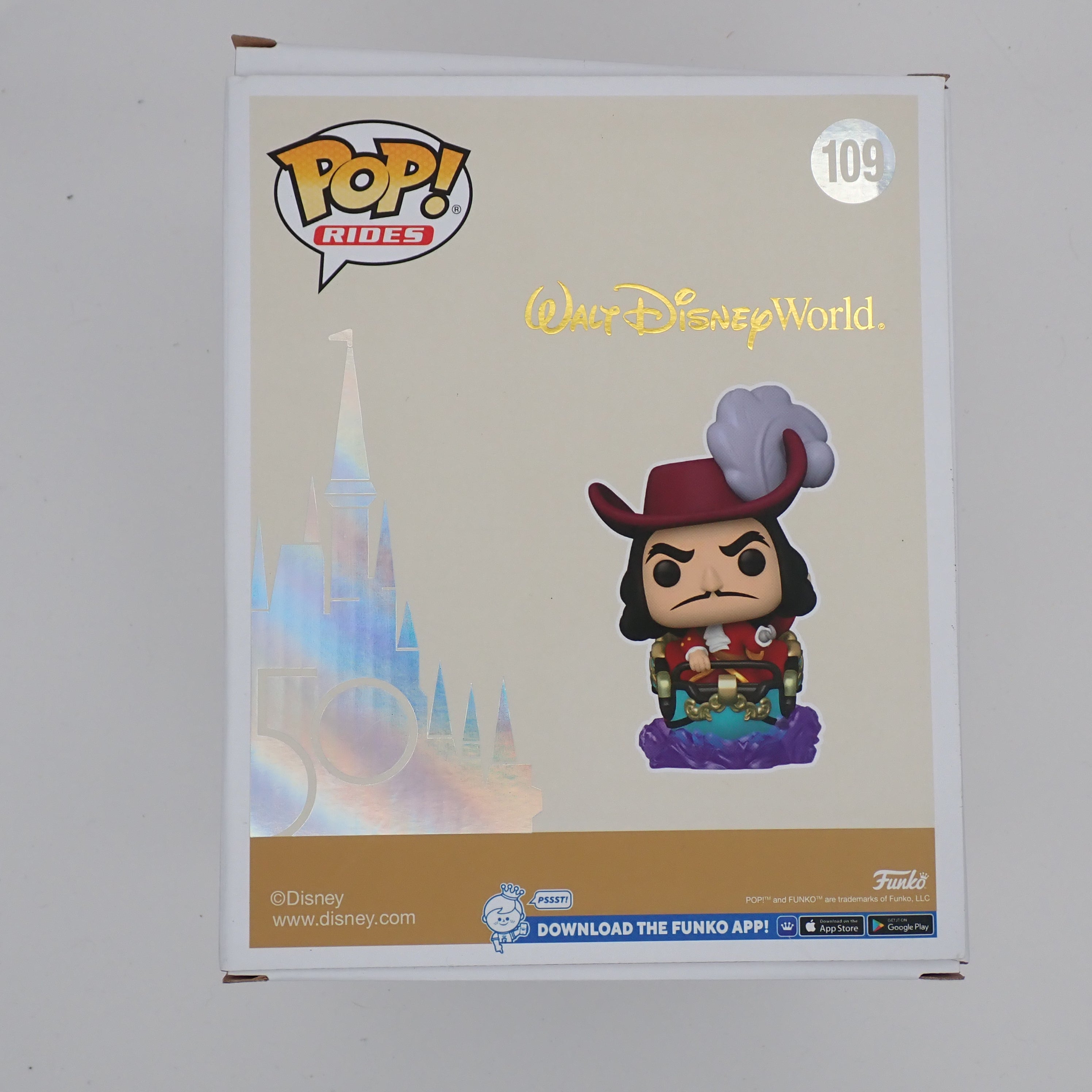 Captain Hook at the Peter Pan's Flight Attraction - Funko POP!