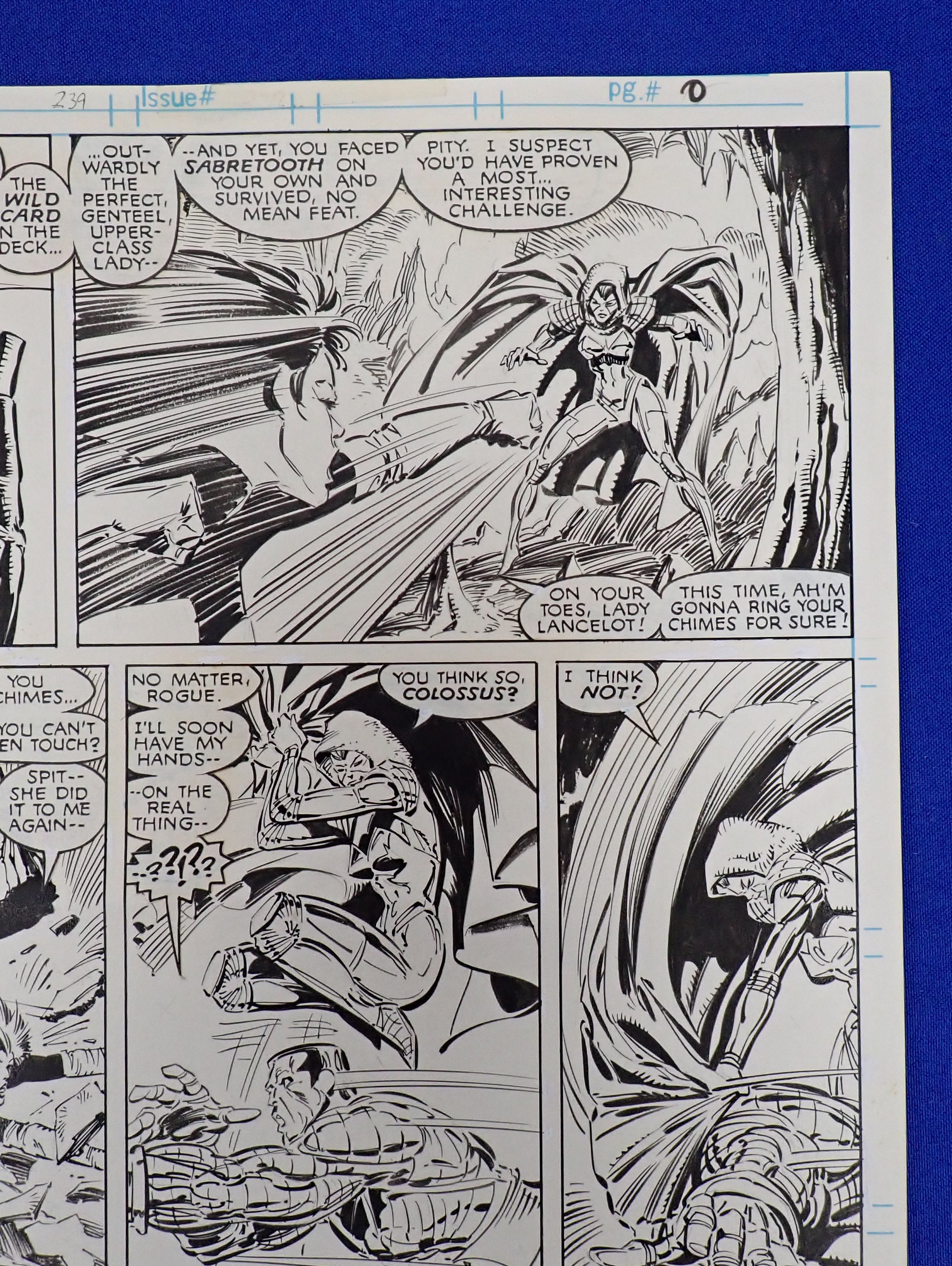 Uncanny X-Men #239 Original Art 1988