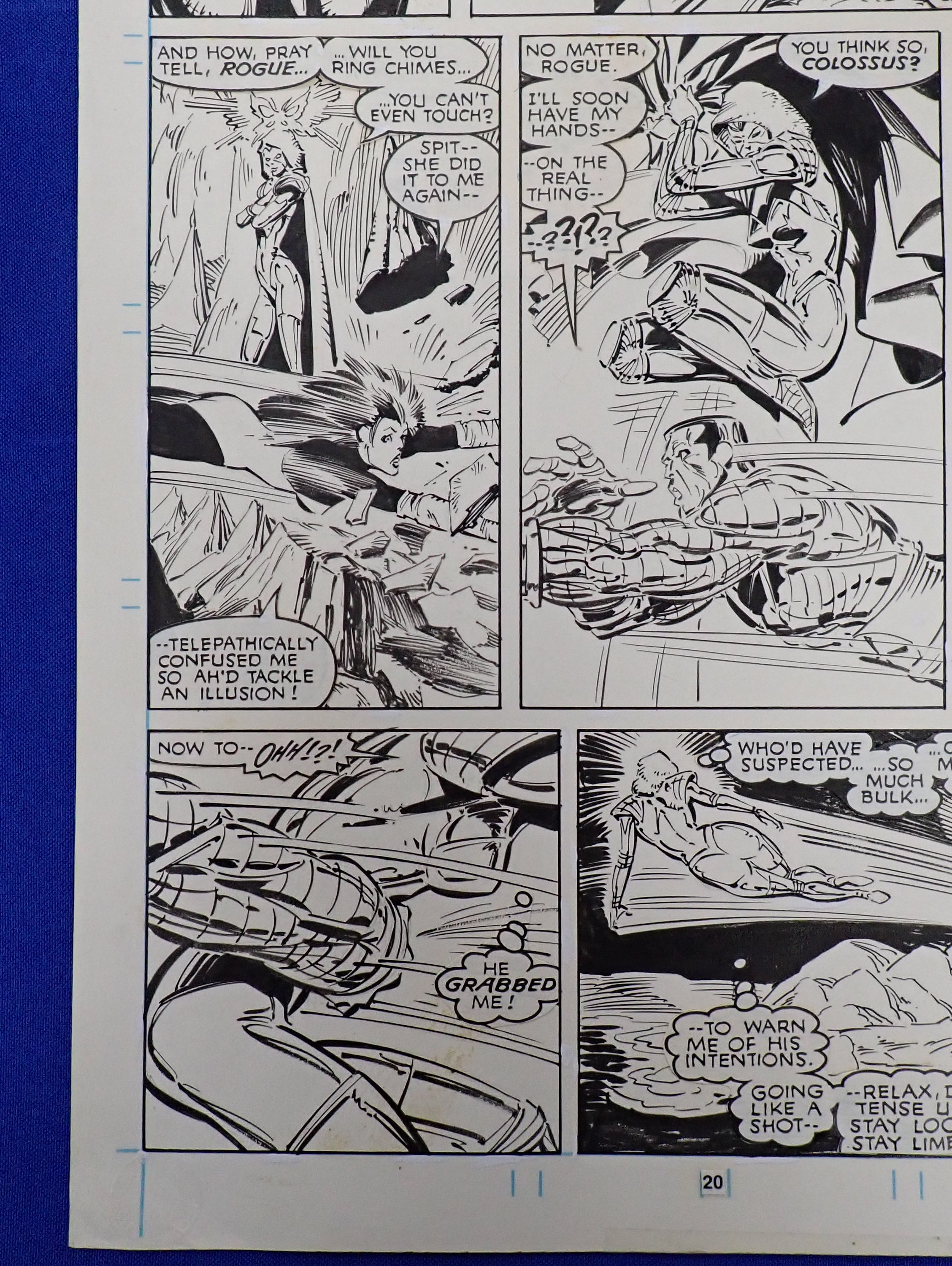 Uncanny X-Men #239 Original Art 1988