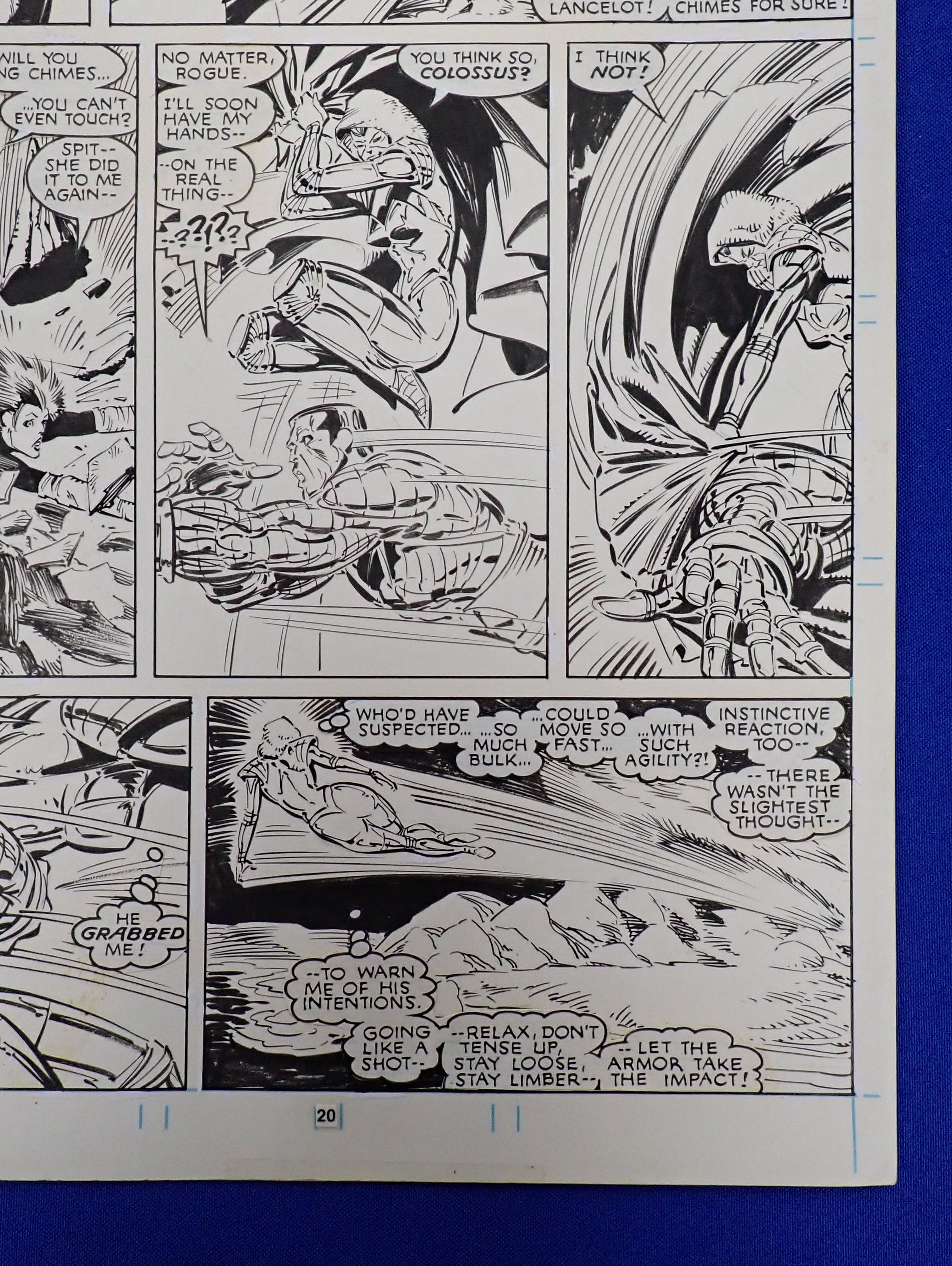 Uncanny X-Men #239 Original Art 1988