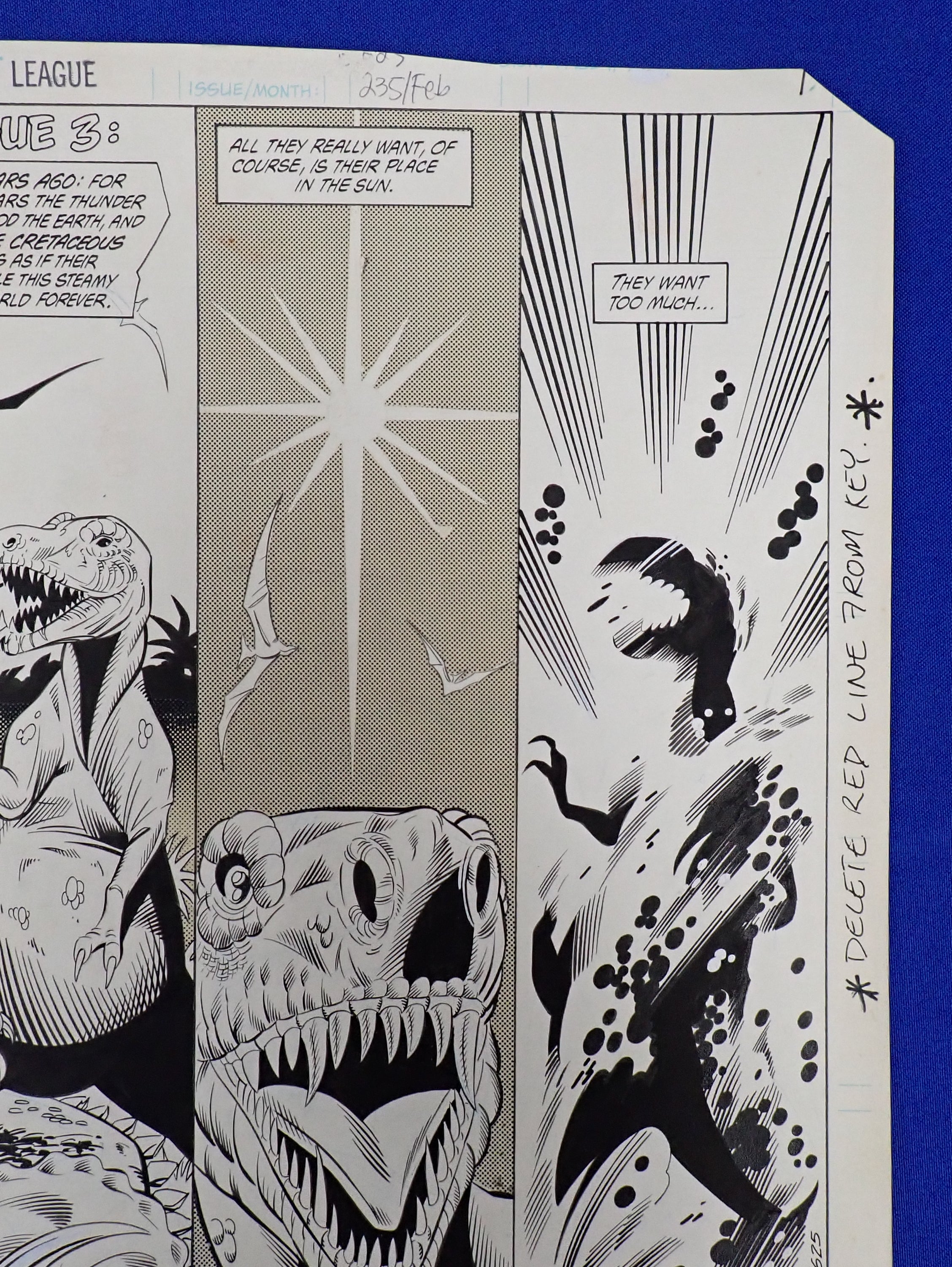 Justice League of America #235 Original Art