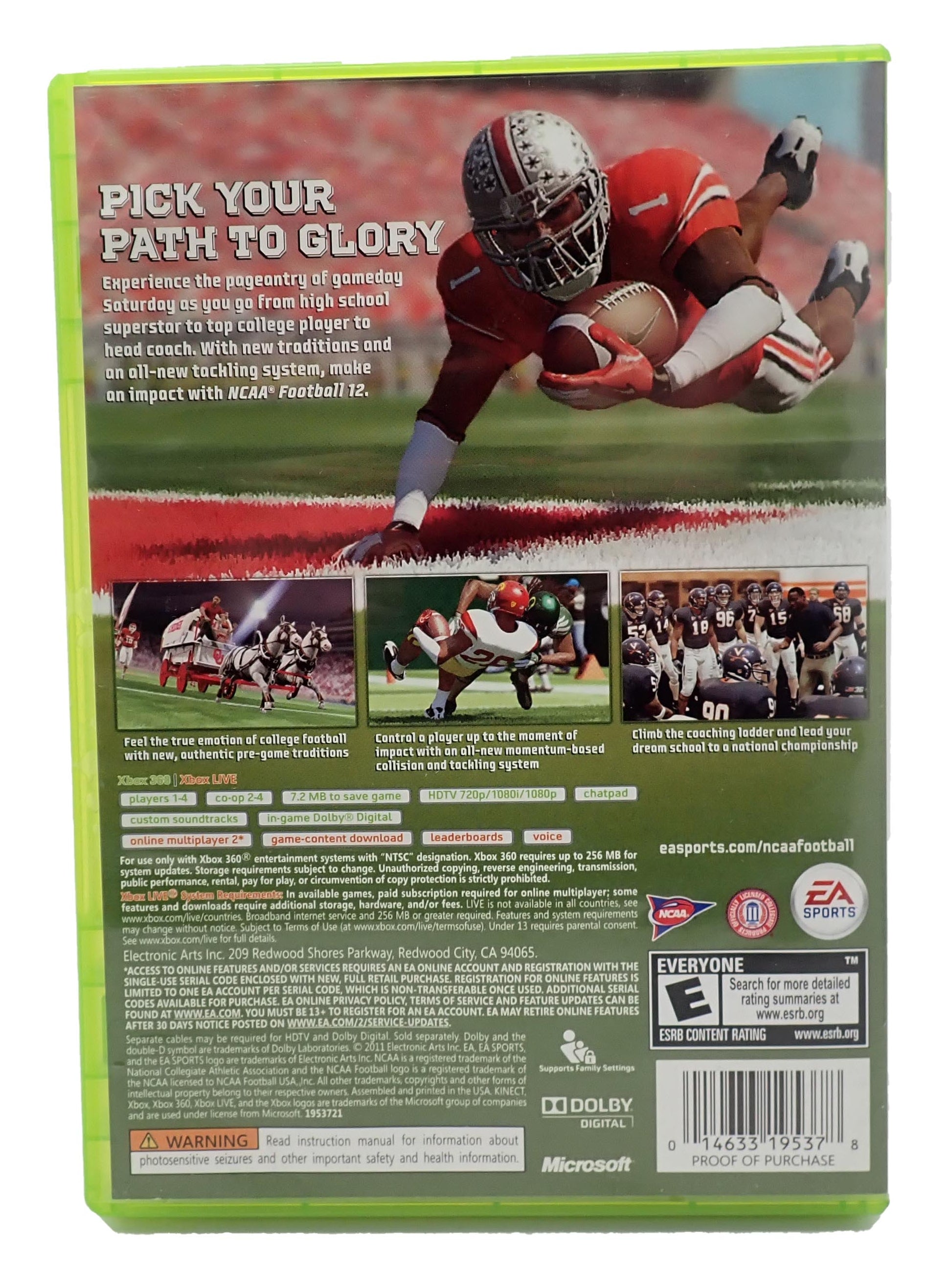 NCAA Football 12 - Xbox 360