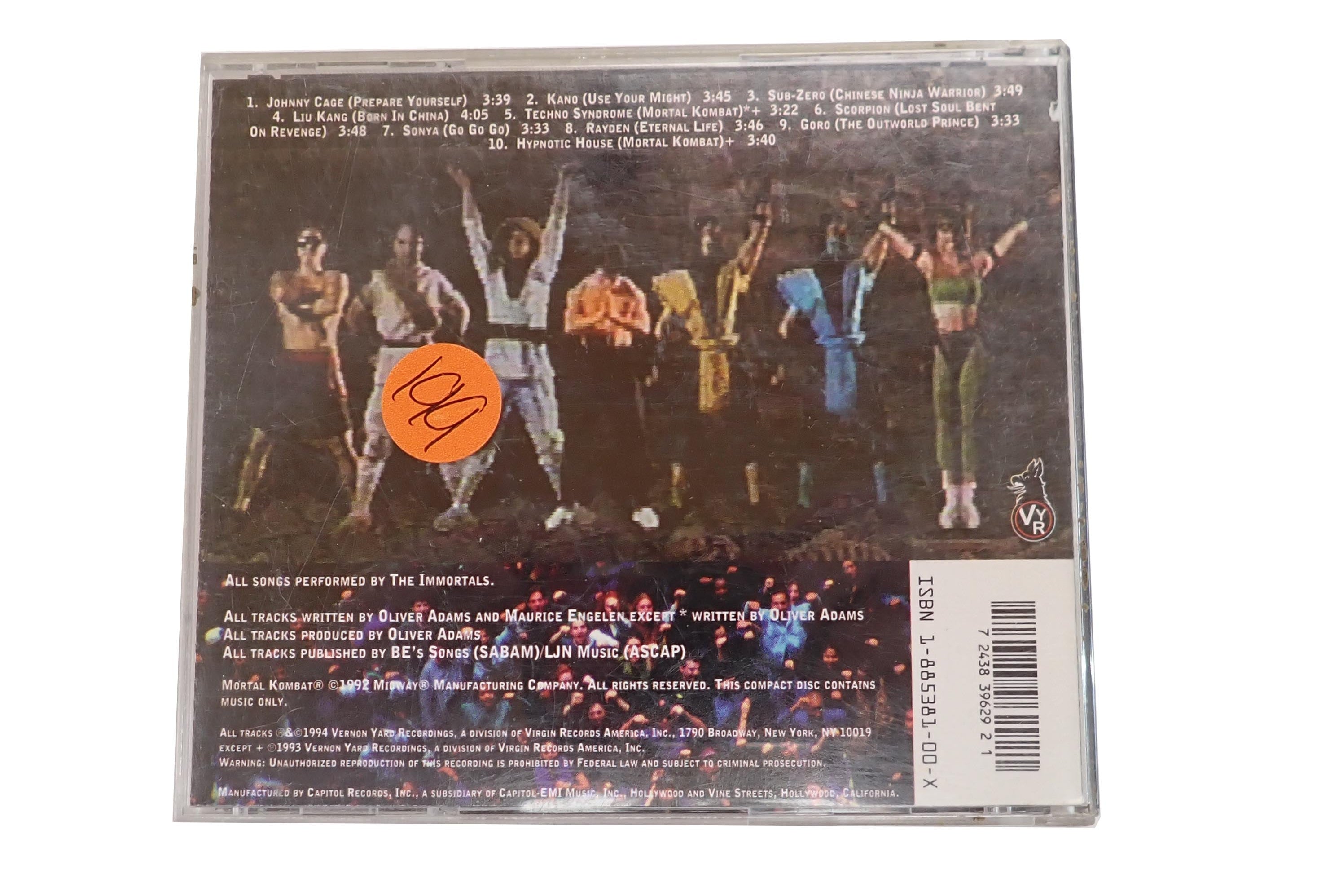 Various Artists - Mortal Kombat the Album - CD