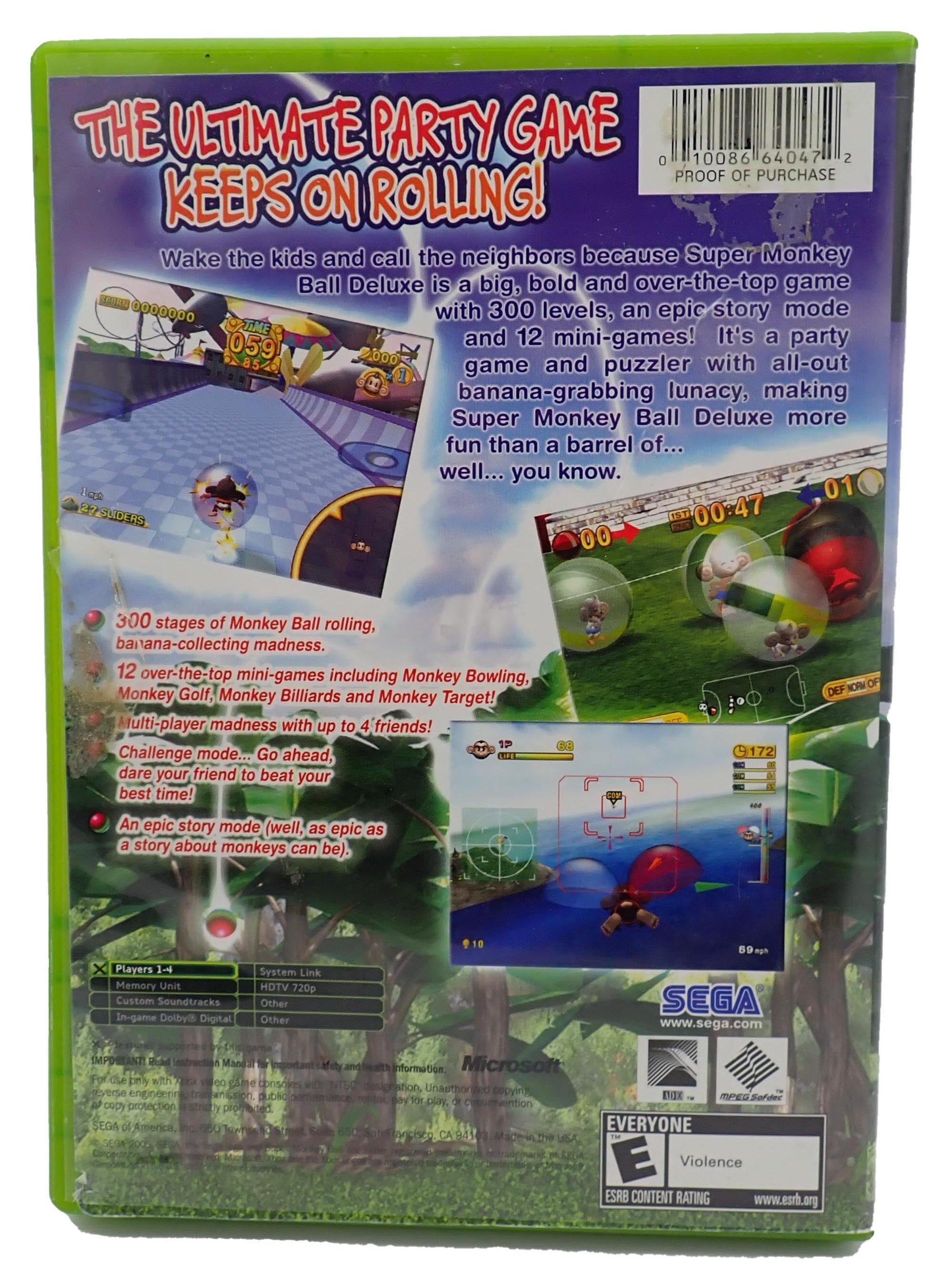 Super Monkey Ball Deluxe - Xbox