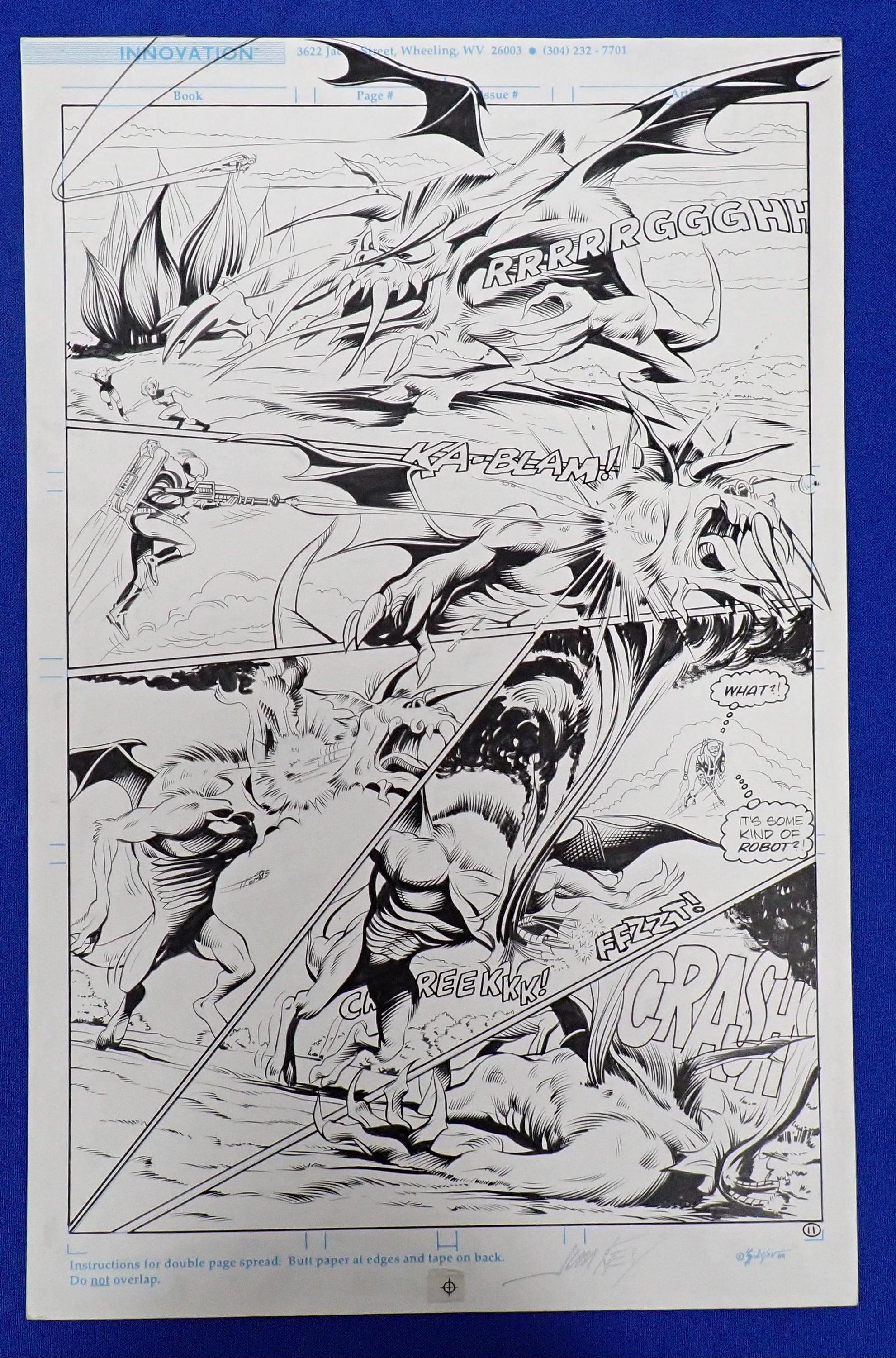 Lost in Space Annual #2 Original Art pg 11