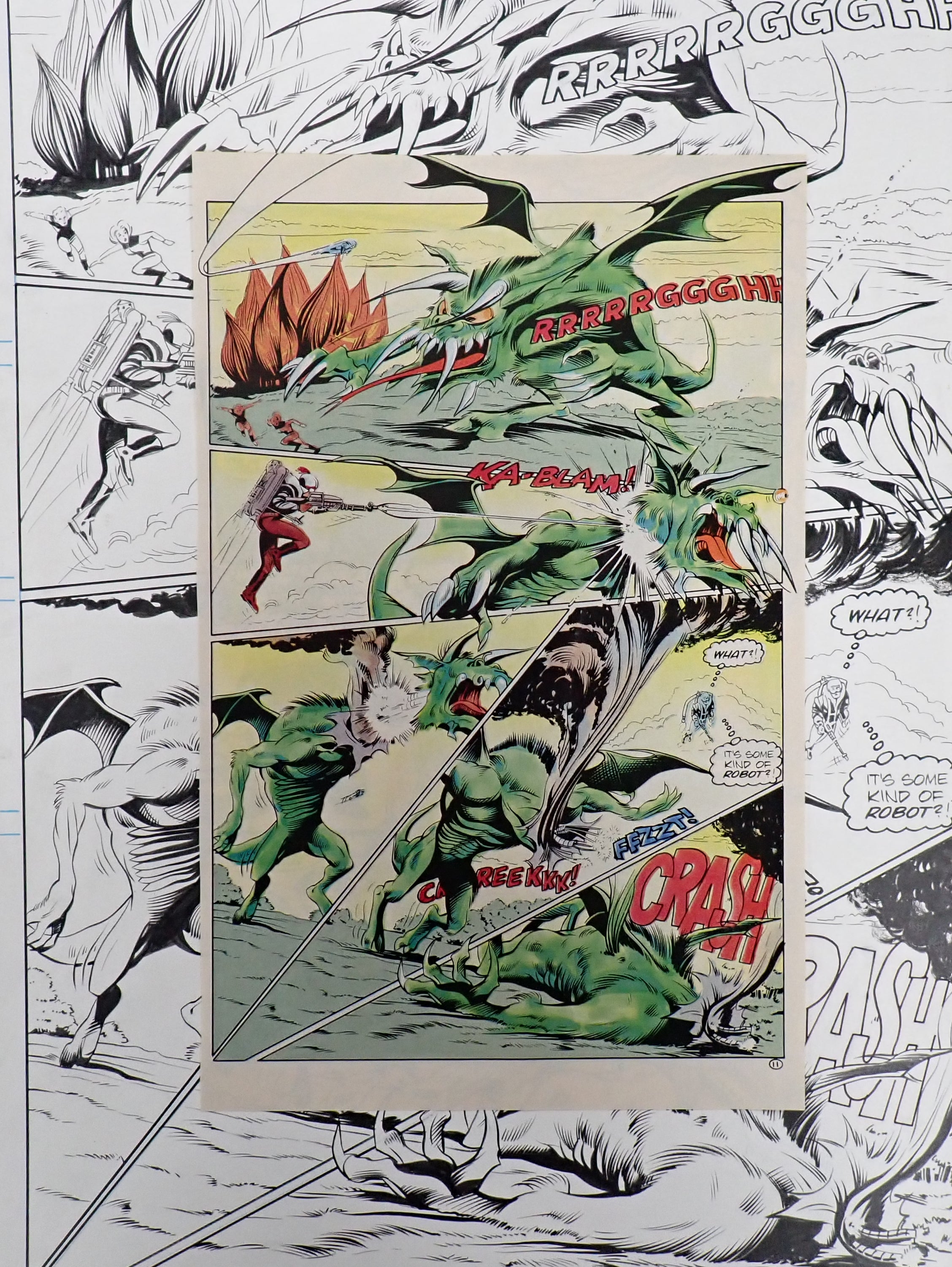 Lost in Space Annual #2 Original Art pg 11