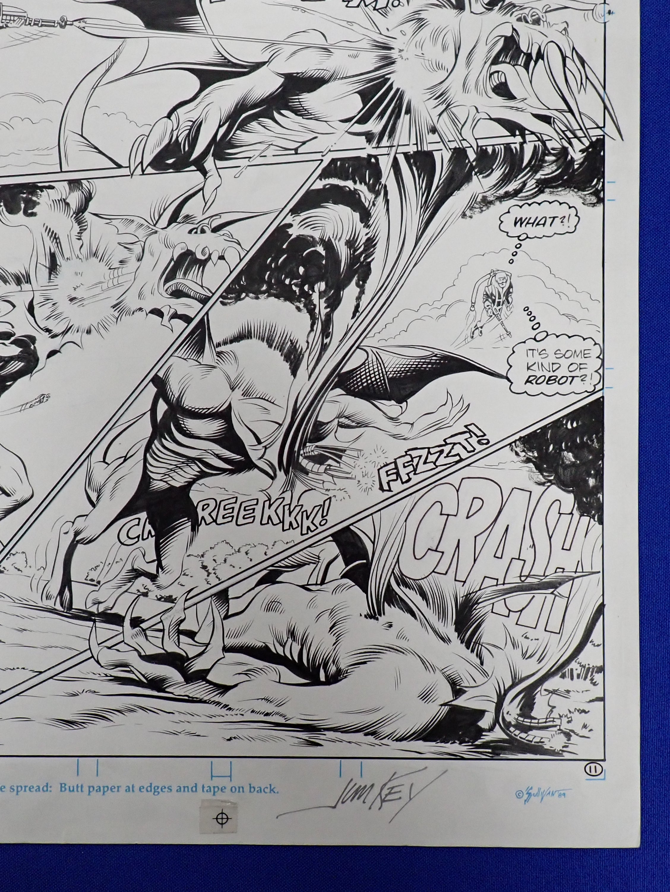 Lost in Space Annual #2 Original Art pg 11
