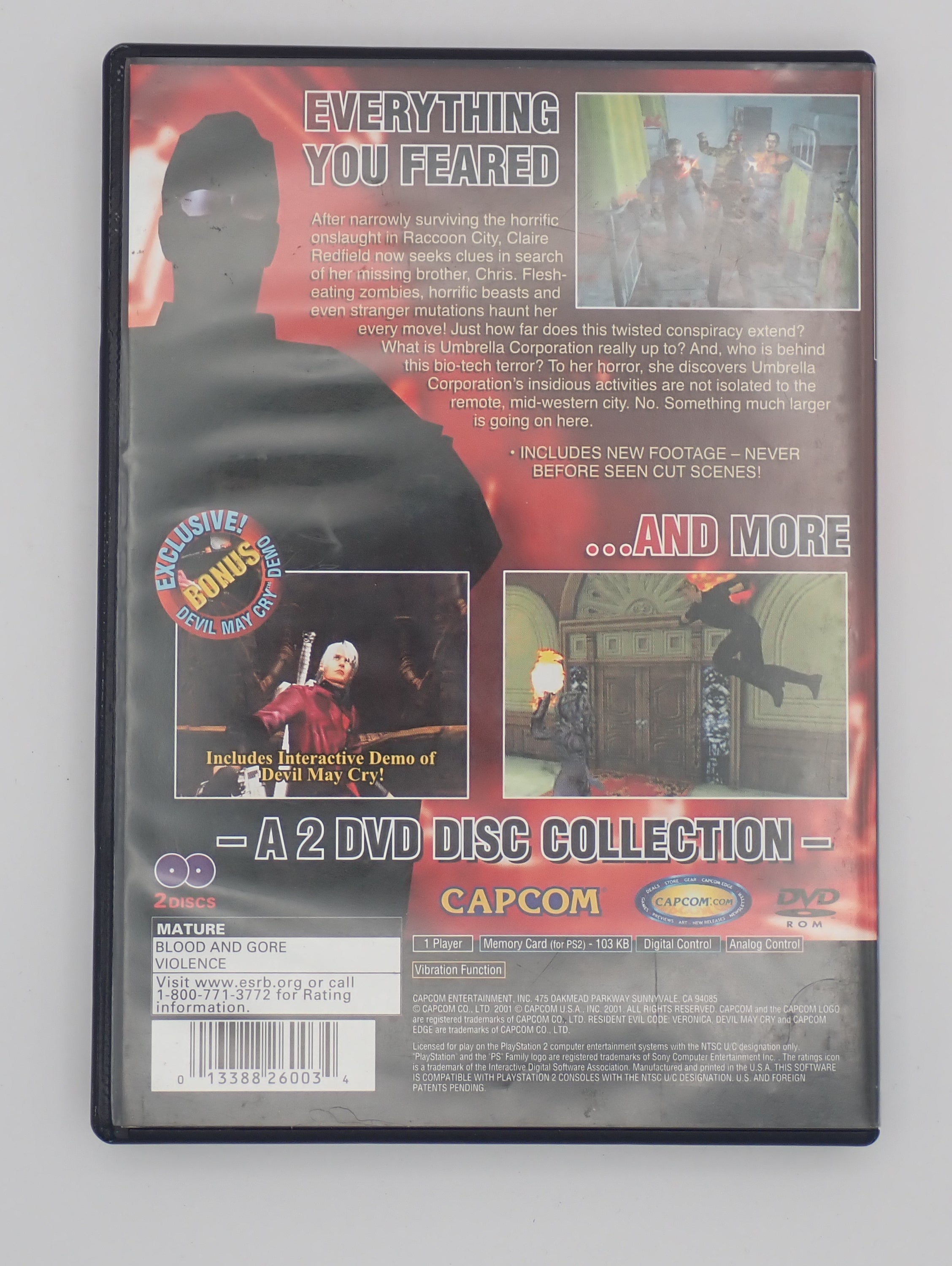 Resident Evil Code: Veronica X - PS2