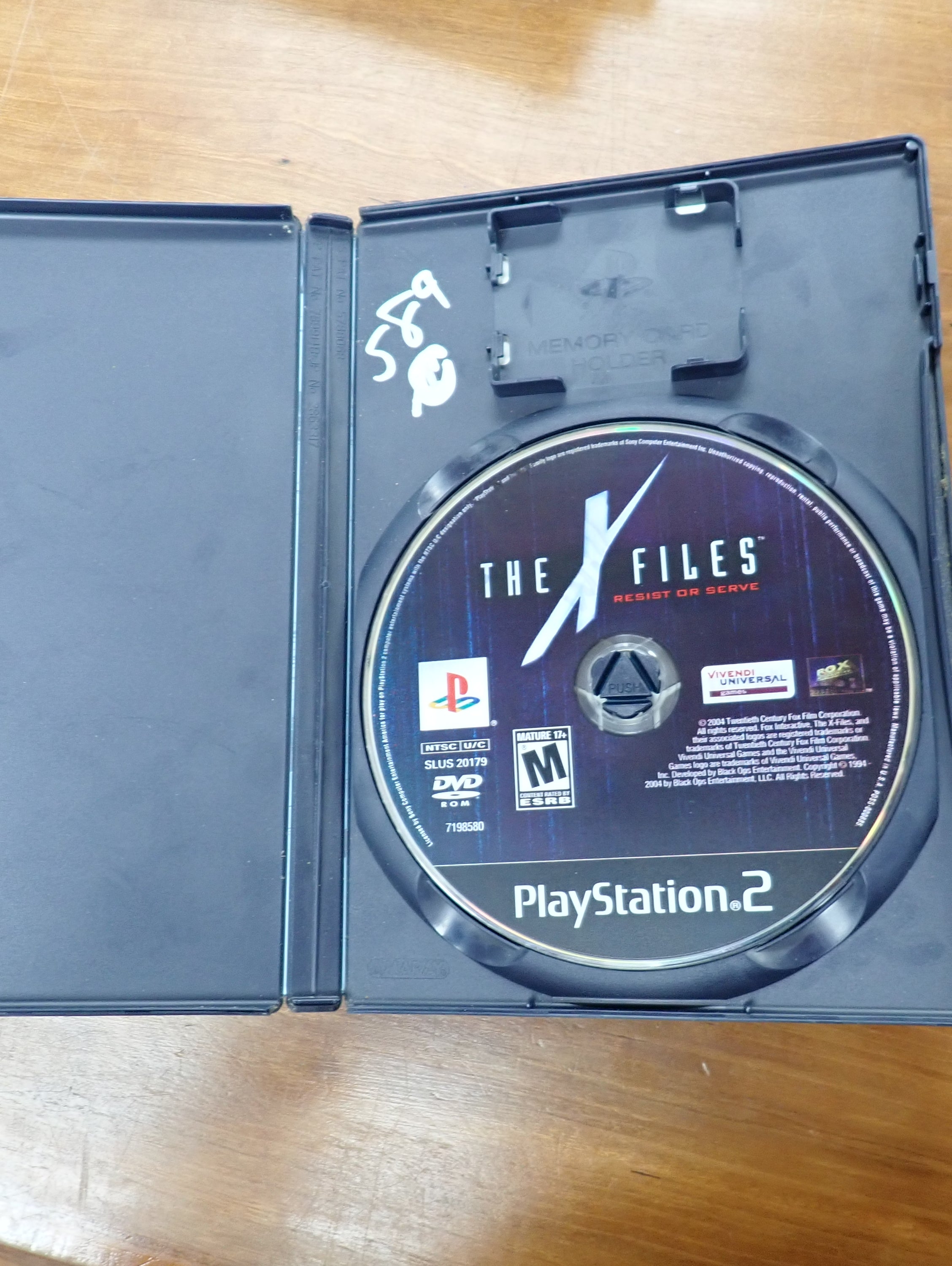 The X-Files Resist or Serve - PS2