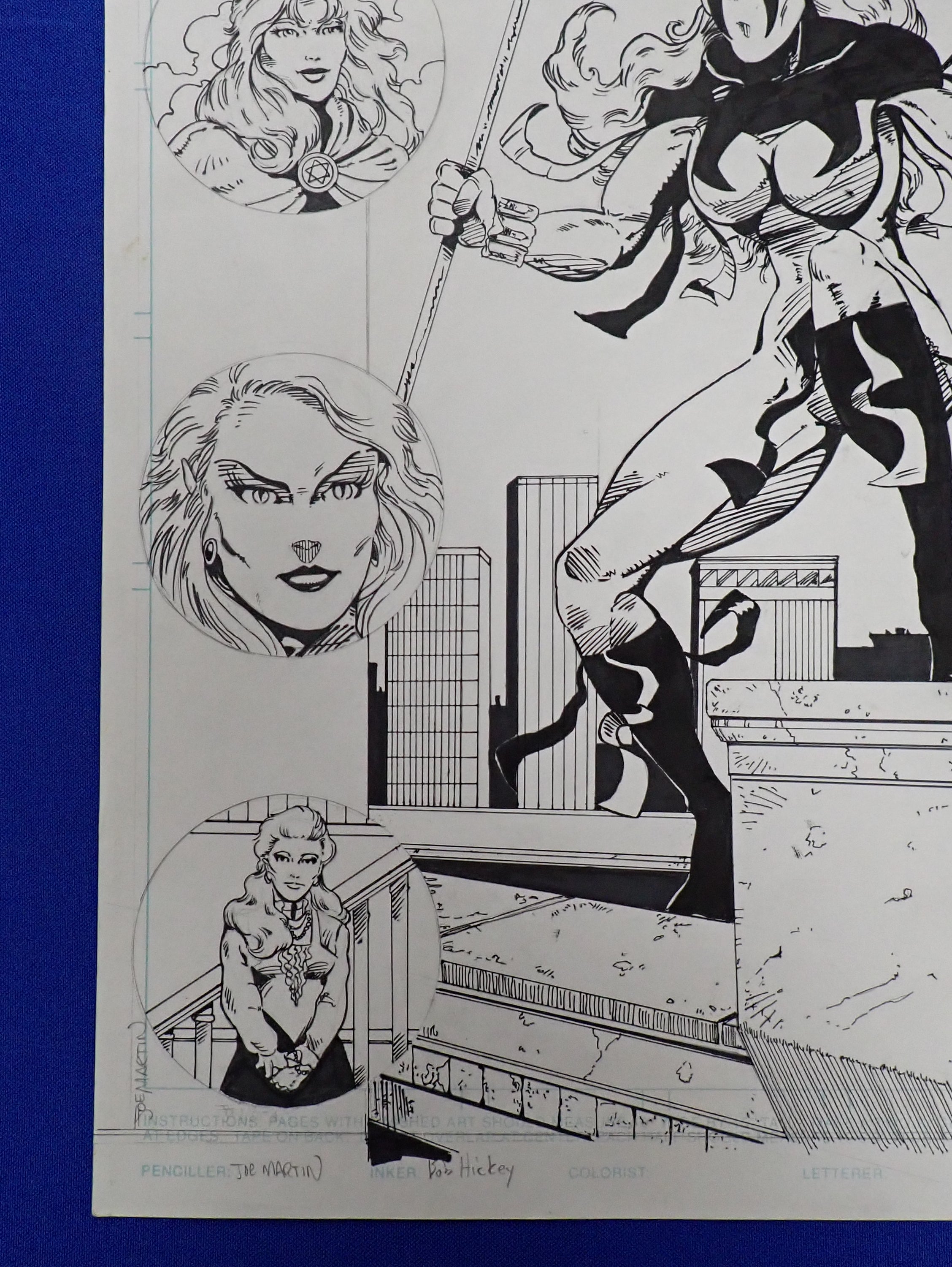 Sky Comics Presents Monthly Original Art