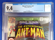 Marvel Premiere #47 (1979) - CGC 9.4 - Scott Lang Becomes Ant-Man