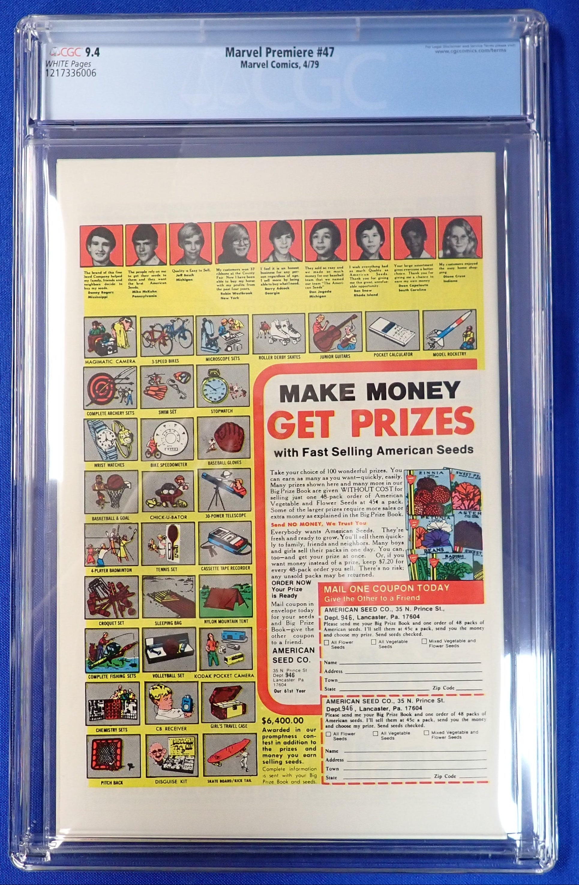 Marvel Premiere #47 (1979) - CGC 9.4 - Scott Lang Becomes Ant-Man