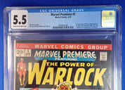 Marvel Premiere #1 (1972) - CGC 5.5 - 1st Him as Adam Warlock
