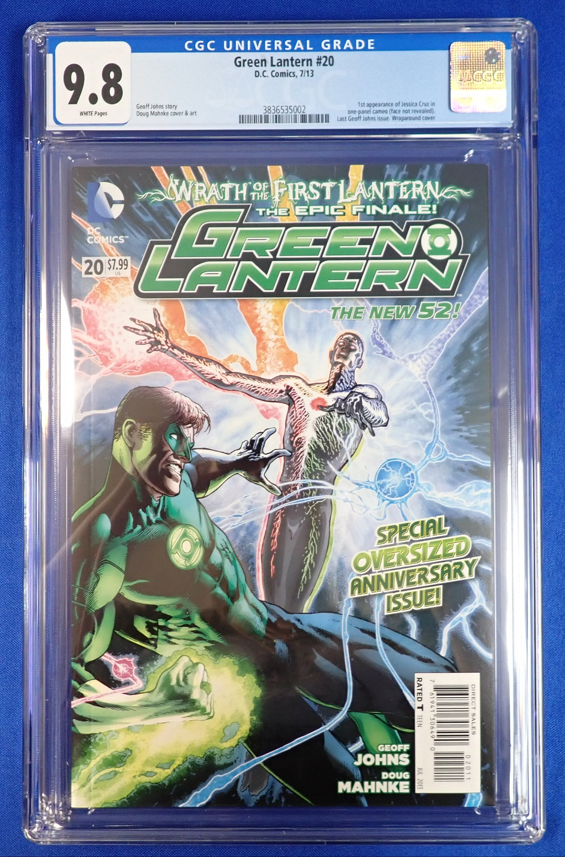 Green Lantern #20 (2013) - CGC 9.8 - 1st Jessica Cruz (Cameo)