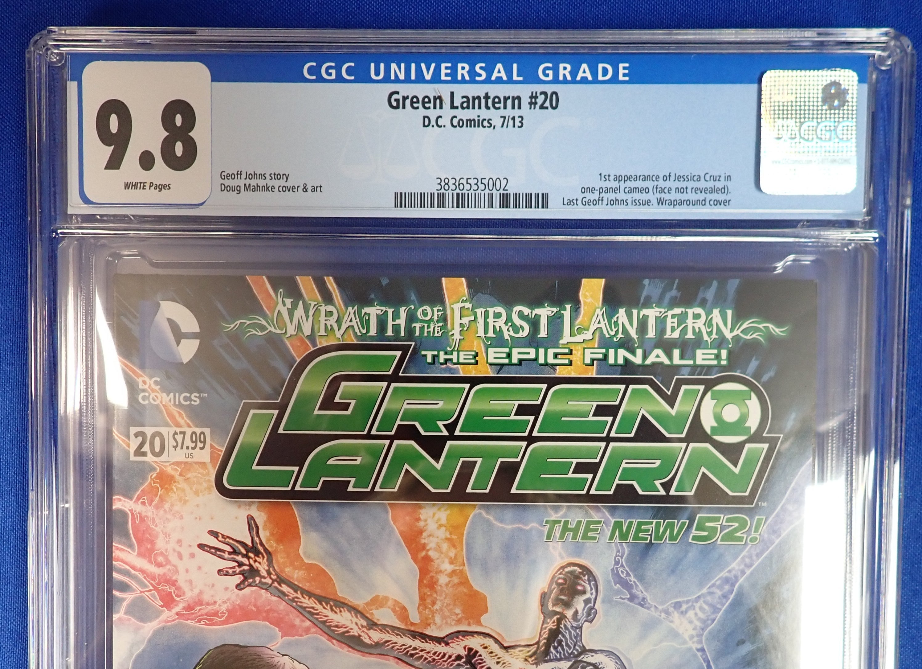Green Lantern #20 (2013) - CGC 9.8 - 1st Jessica Cruz (Cameo)