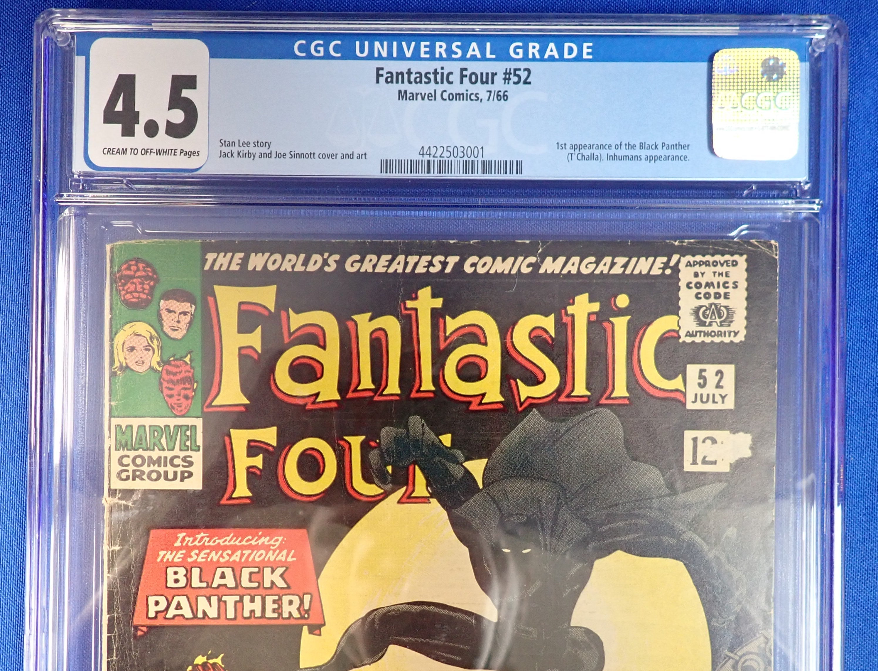 Fantastic Four #52 (1966) - CGC 4.5 - 1st Black Panther