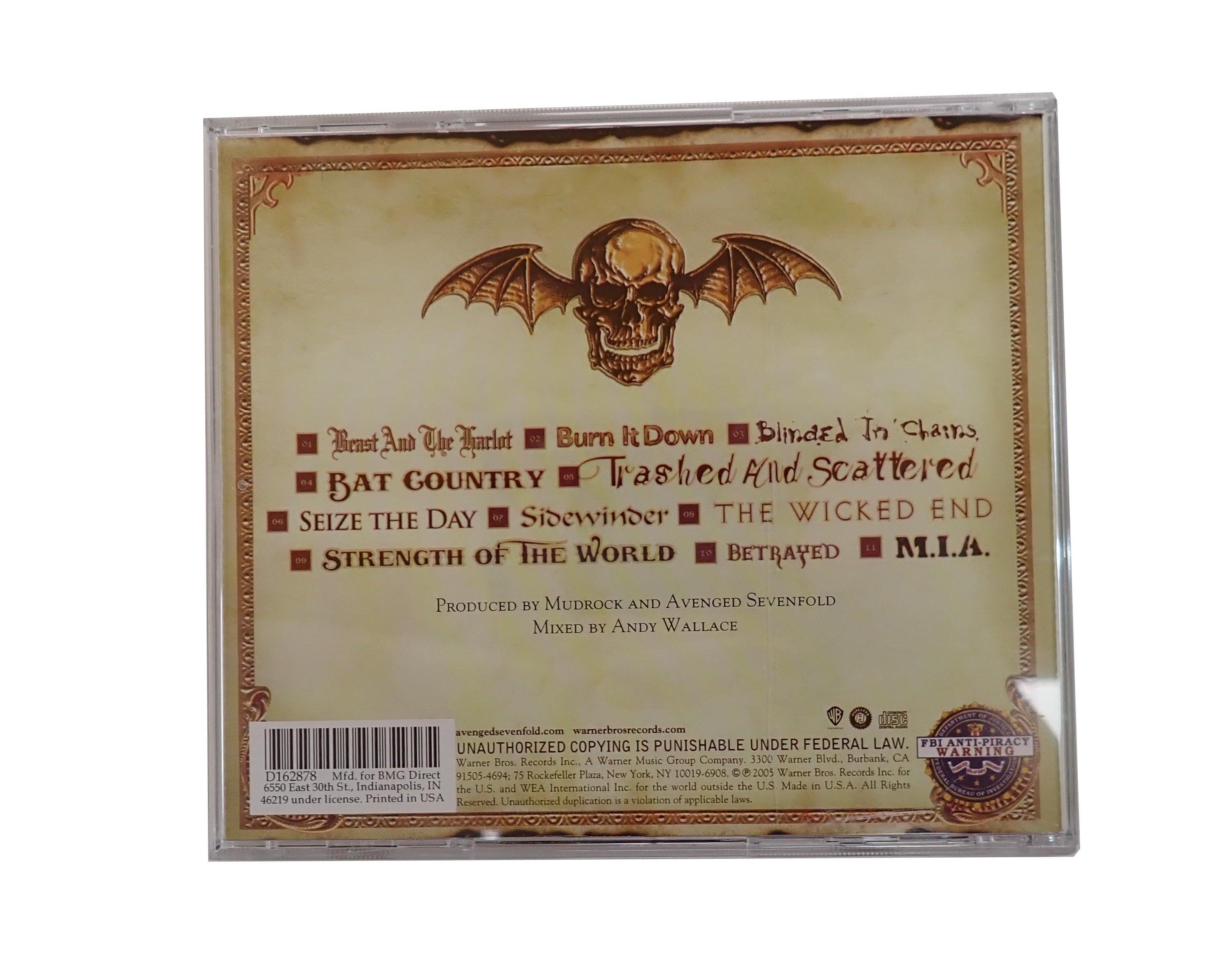 Avenged Sevenfold - City Evil - CD