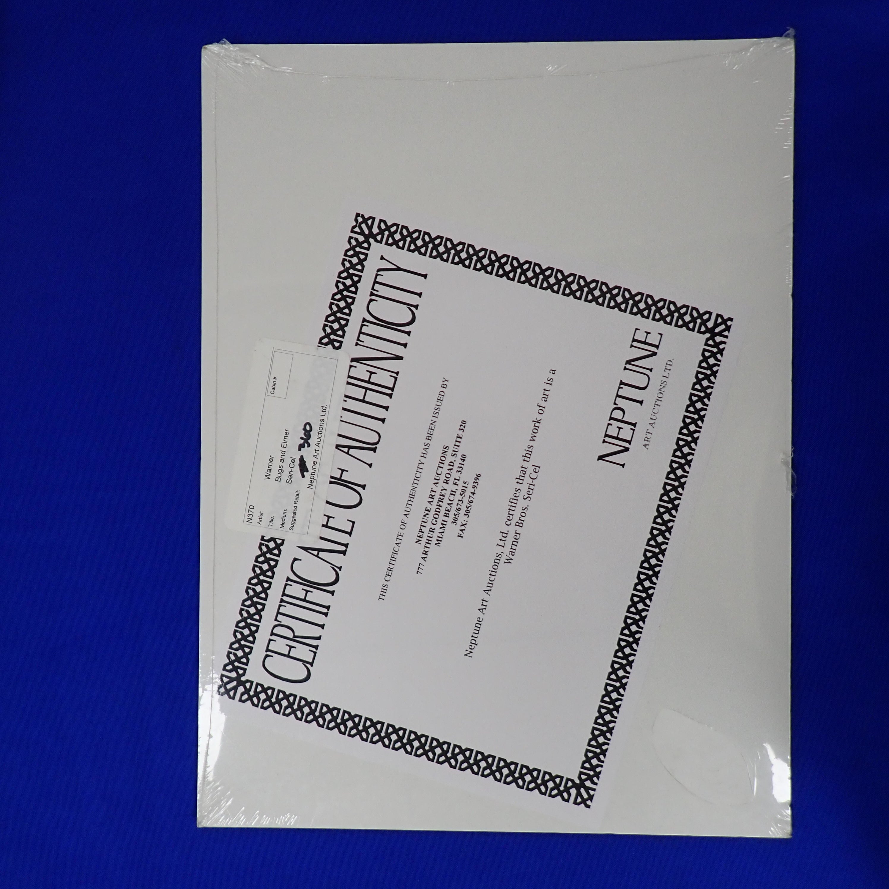 Bugs Bunny & Elmer Fudd Seri Cel Limited Edition N370