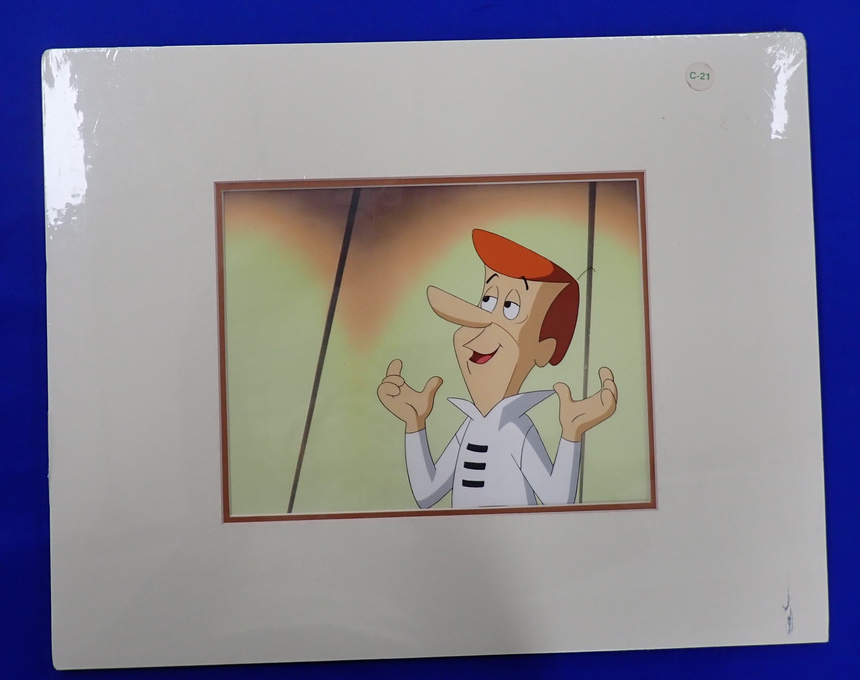 Jetson's George Jetson Original Production Cel w/ COA