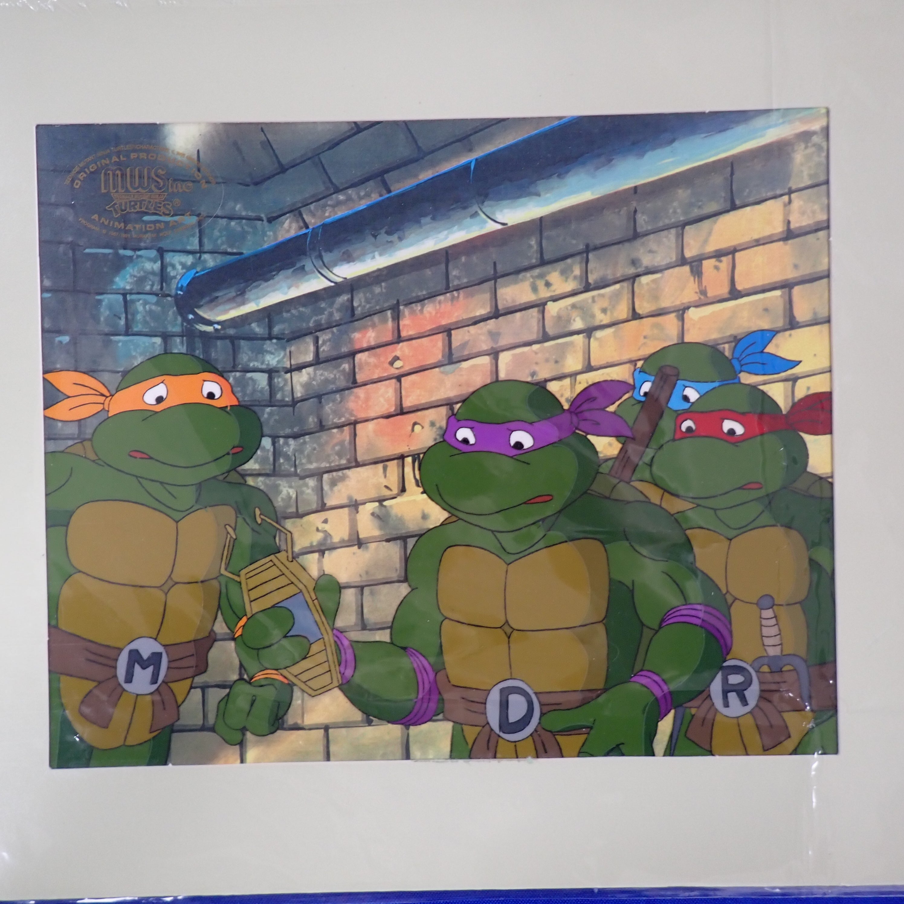 TMNT Animation Cel Art w/ COA