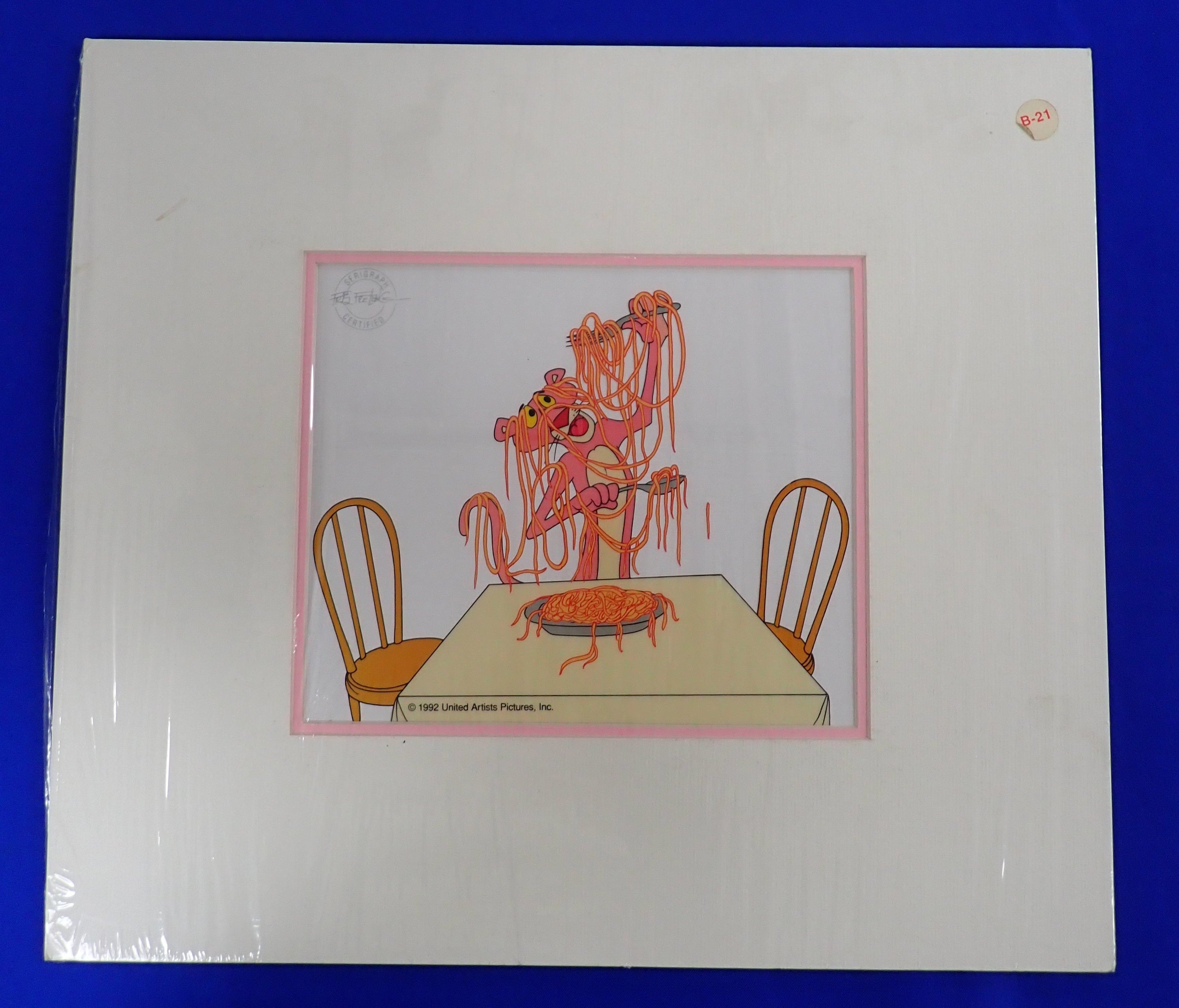 Pink Panther Untitled Artists Serigraph Cel w/ COA