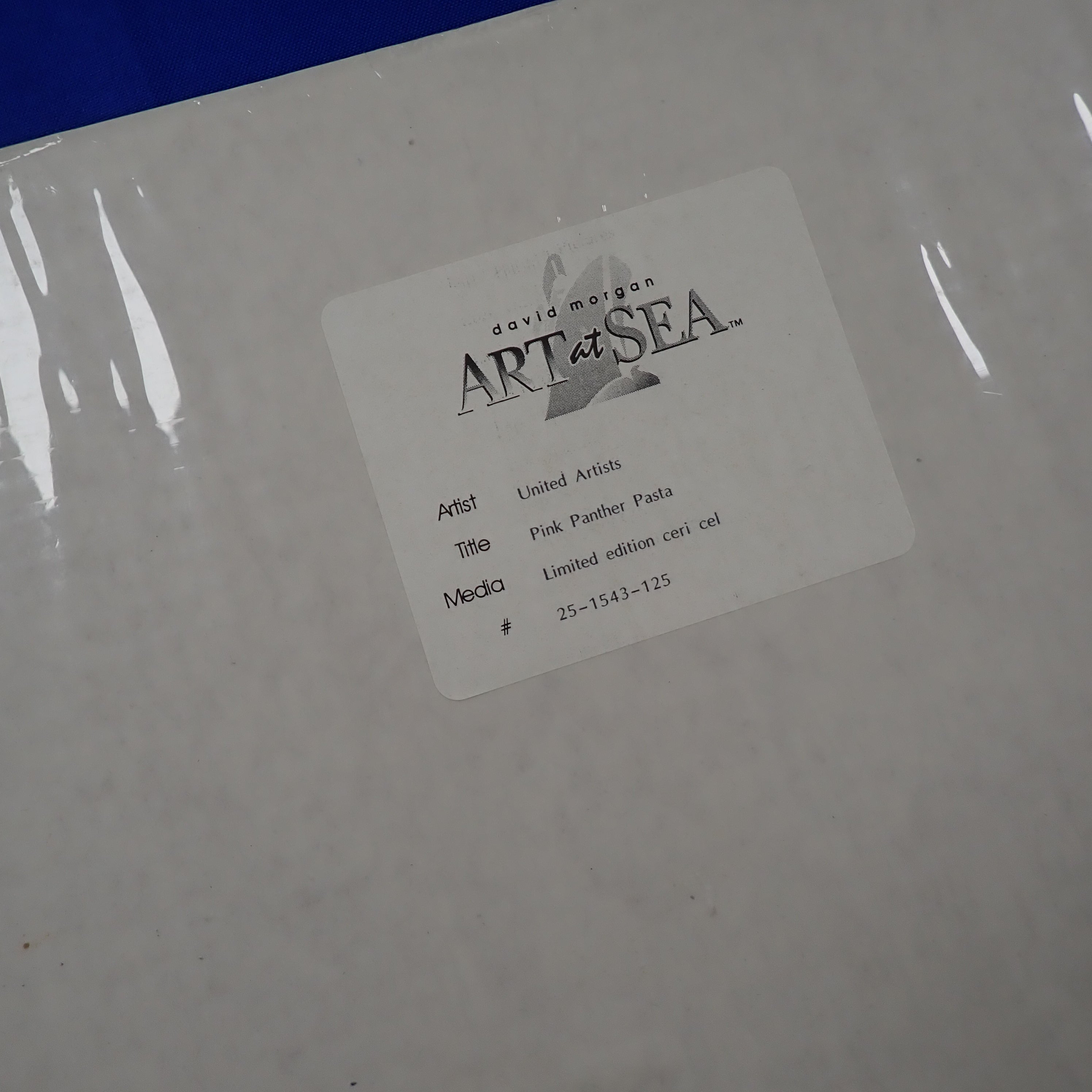 Pink Panther Untitled Artists Serigraph Cel w/ COA