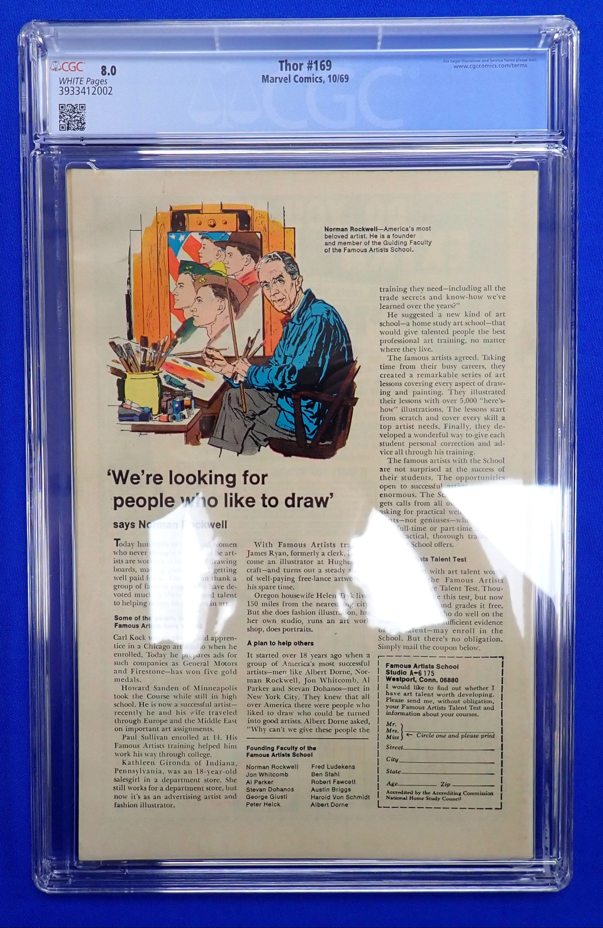 Thor #169 (1969) - CGC 8.0 - Origin of Galactus