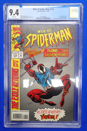 Web of Spider-Man #118 (1994) - CGC 9.4 - 1st Solo Clone Story
