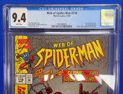 Web of Spider-Man #118 (1994) - CGC 9.4 - 1st Solo Clone Story