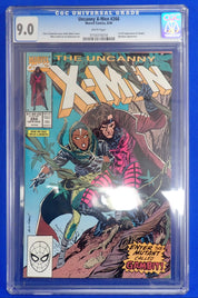 Uncanny X-Men #266 (1990) - CGC 9.0 - 1st Full Gambit