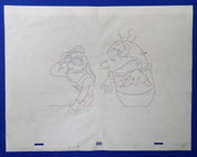 Ren & Stimpy Production Animation Drawing (w/COA)