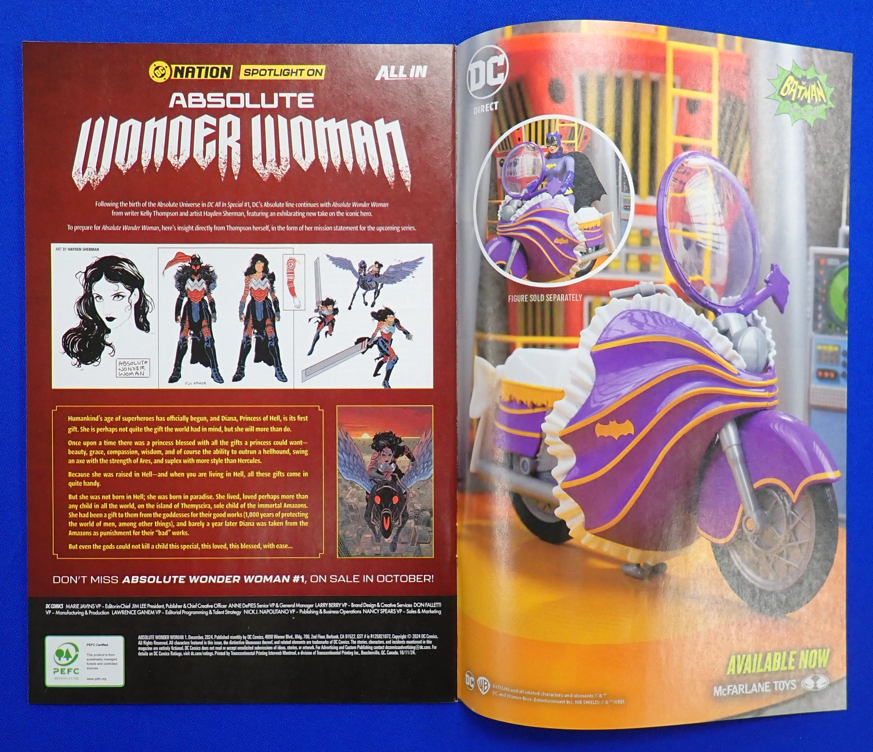Absolute Wonder Woman #1 (2024) - NM+ (9.6) - First Printing