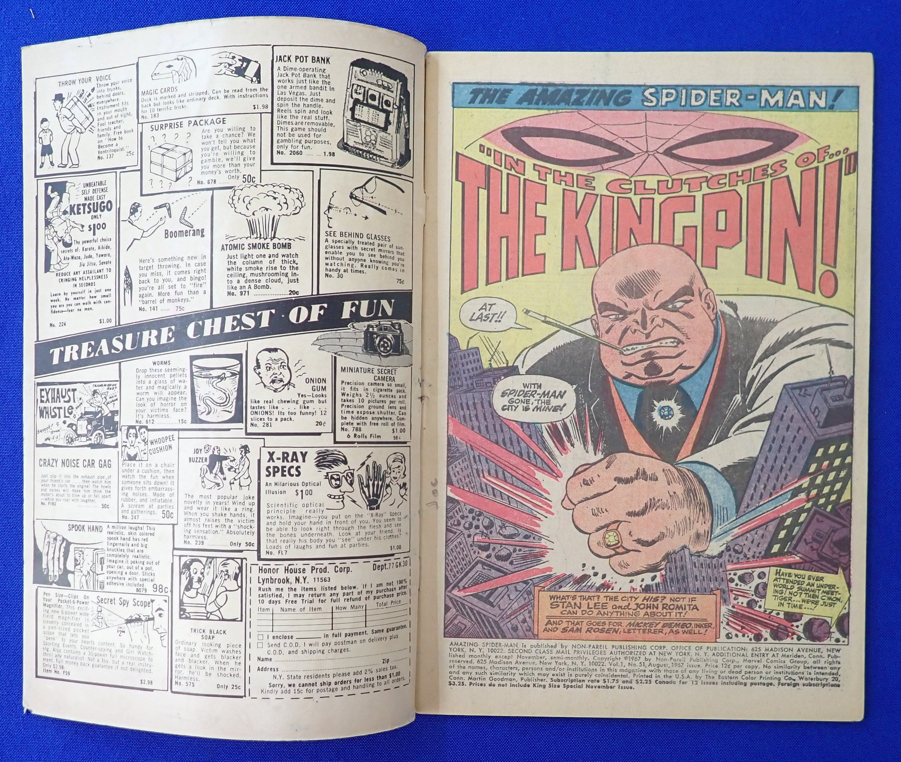 Amazing Spider-Man #51 (1967) - G/VG (3.0) - 2nd App. Kingpin