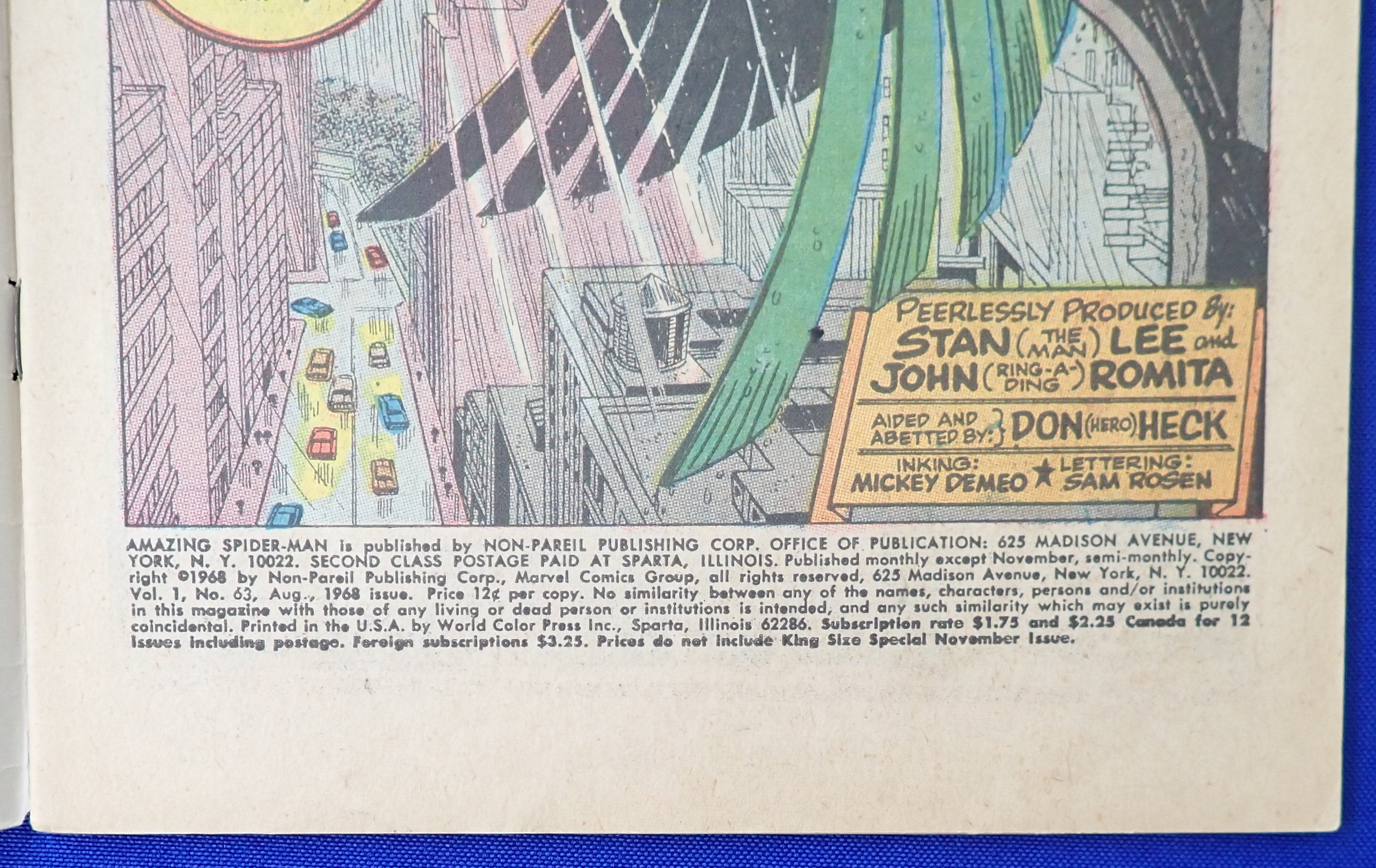 Amazing Spider-Man #63 (1968) - VG- (3.5)