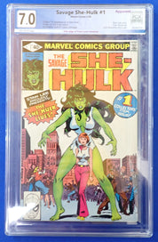 Savage She-Hulk #1 (1980) - CGC 7.0 - Origin/1st App. She-Hulk