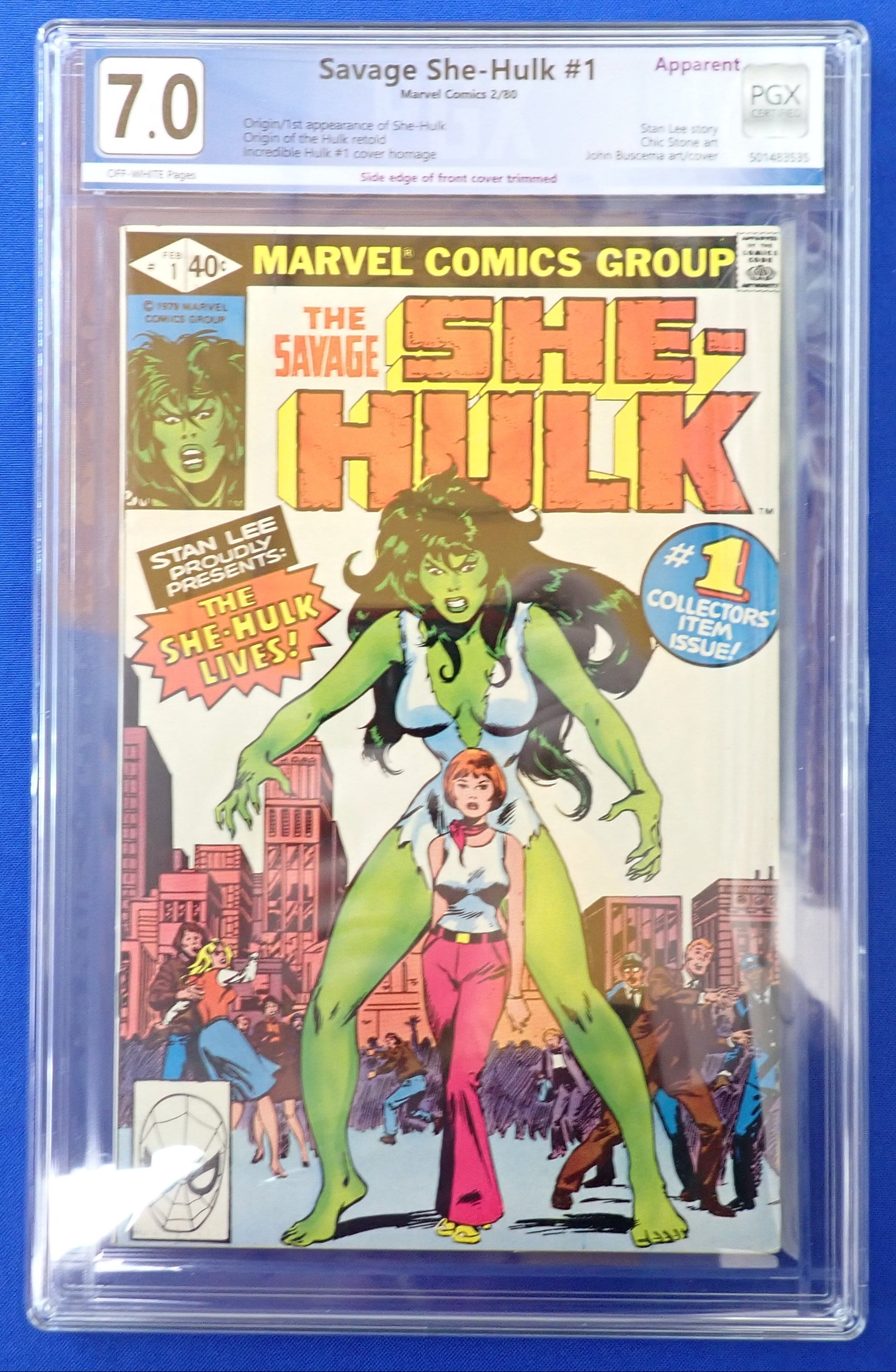 Savage She-Hulk #1 (1980) - CGC 7.0 - Origin/1st App. She-Hulk