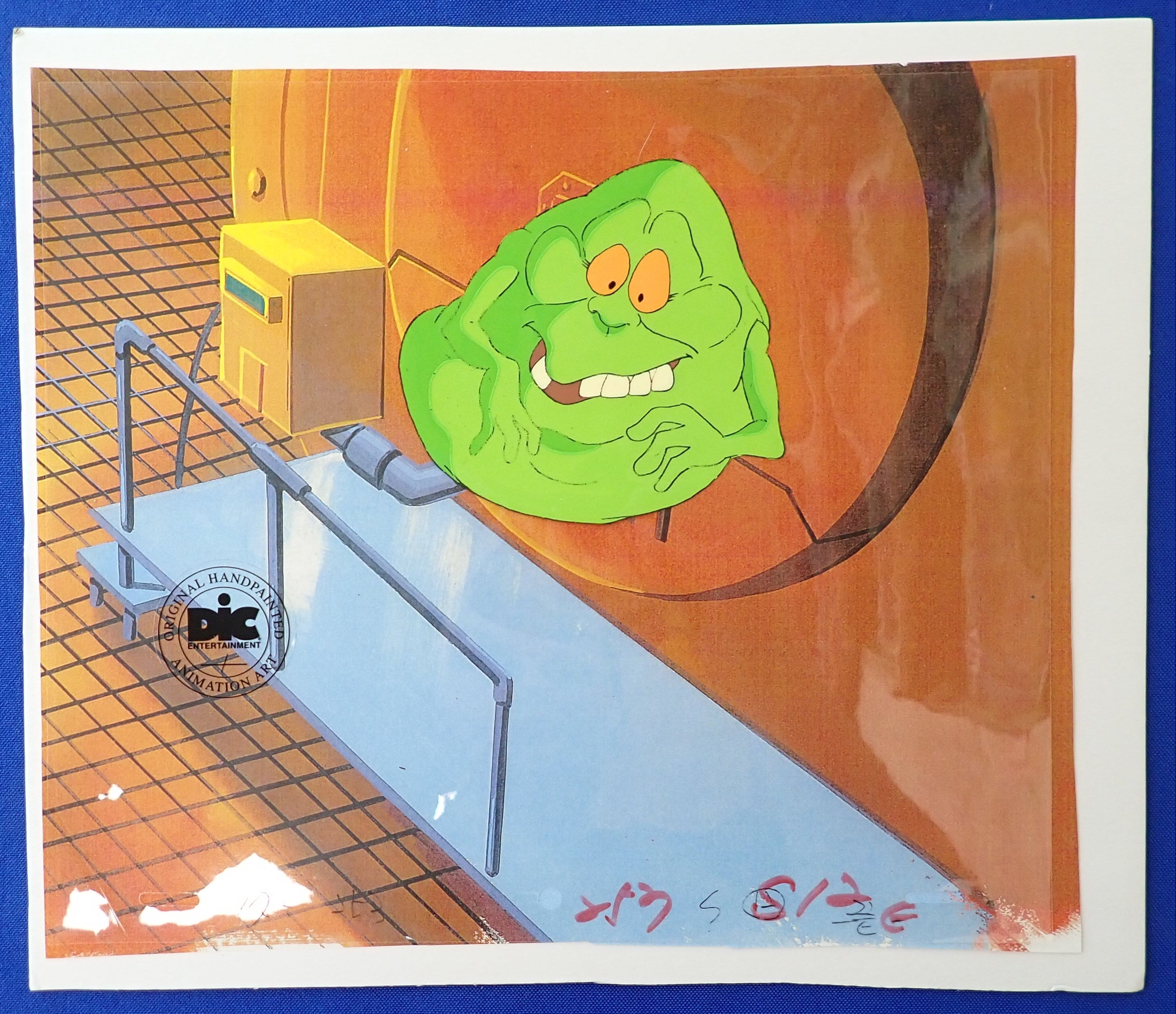 Ghostbusters Original Animation Art Cel of Silmer