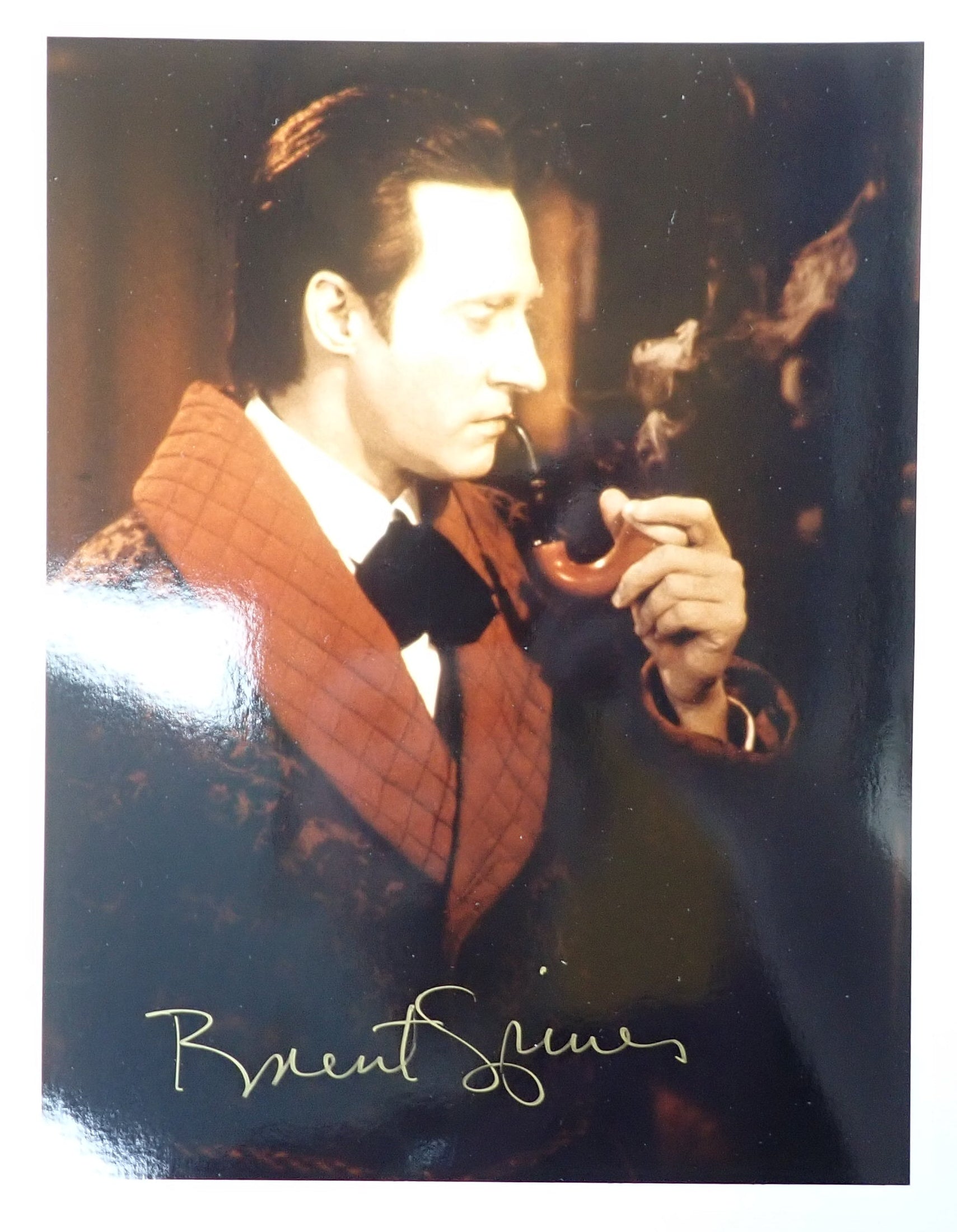 Brent Spiner Signed Data (as Sherlock) Portrait Photo