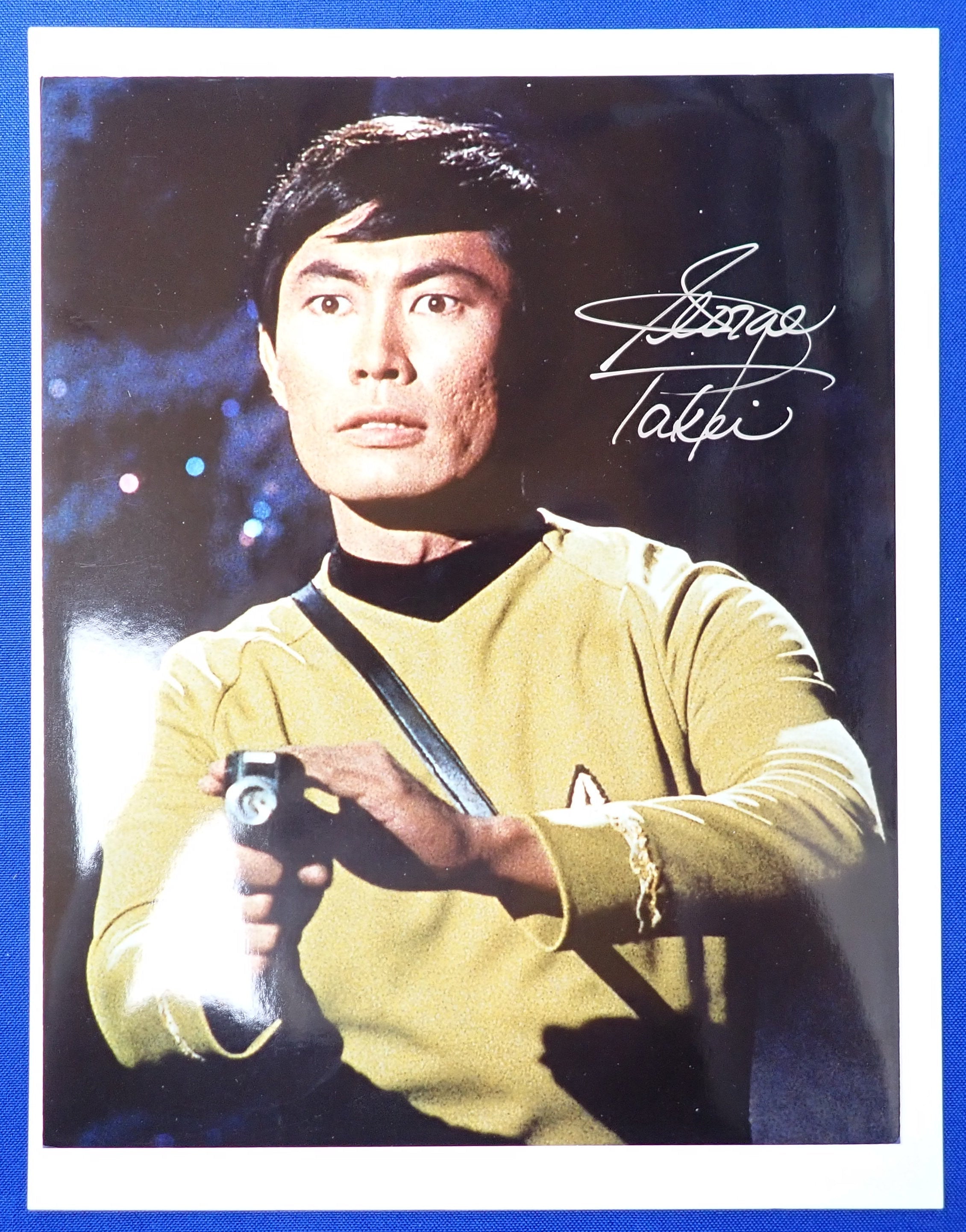 George Takei Signed Sulu Portrait Photo