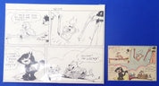 Felix the Cat Original Art From Joe Oriolo Comic Strip