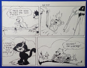 Felix the Cat Original Art From Joe Oriolo Comic Strip