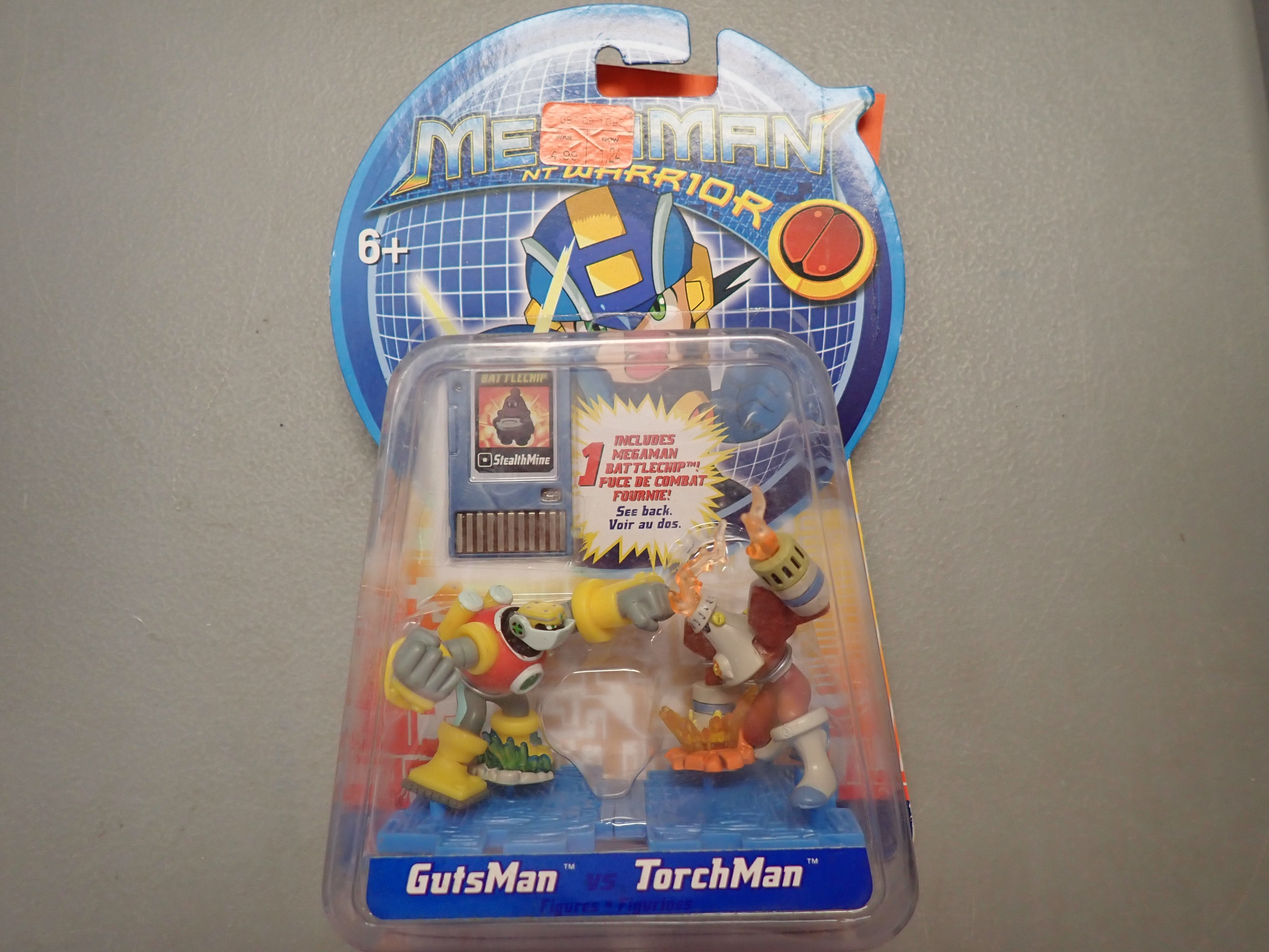 Mega Man NT Warrior Gutsman v Torchman