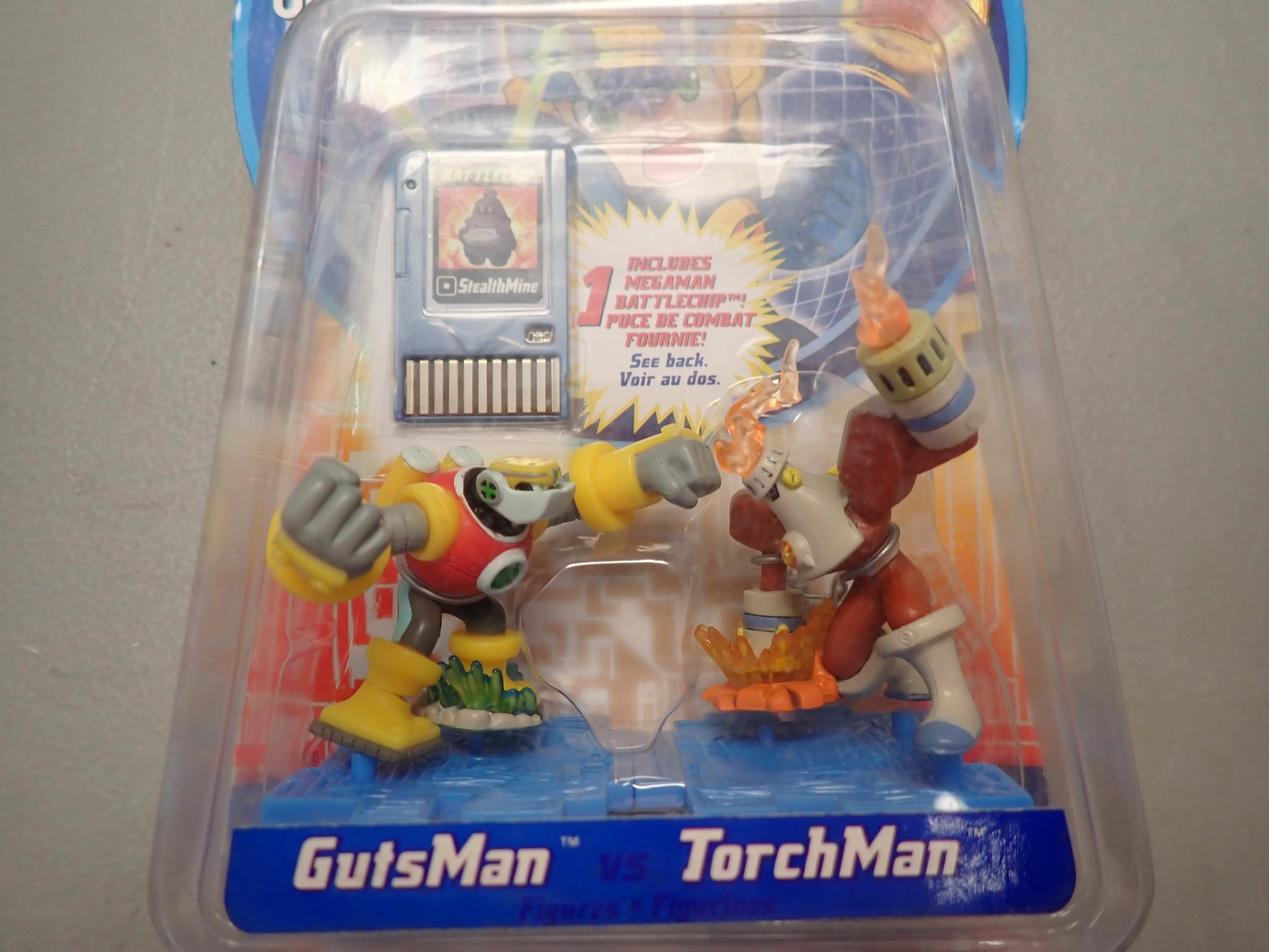 Mega Man NT Warrior Gutsman v Torchman