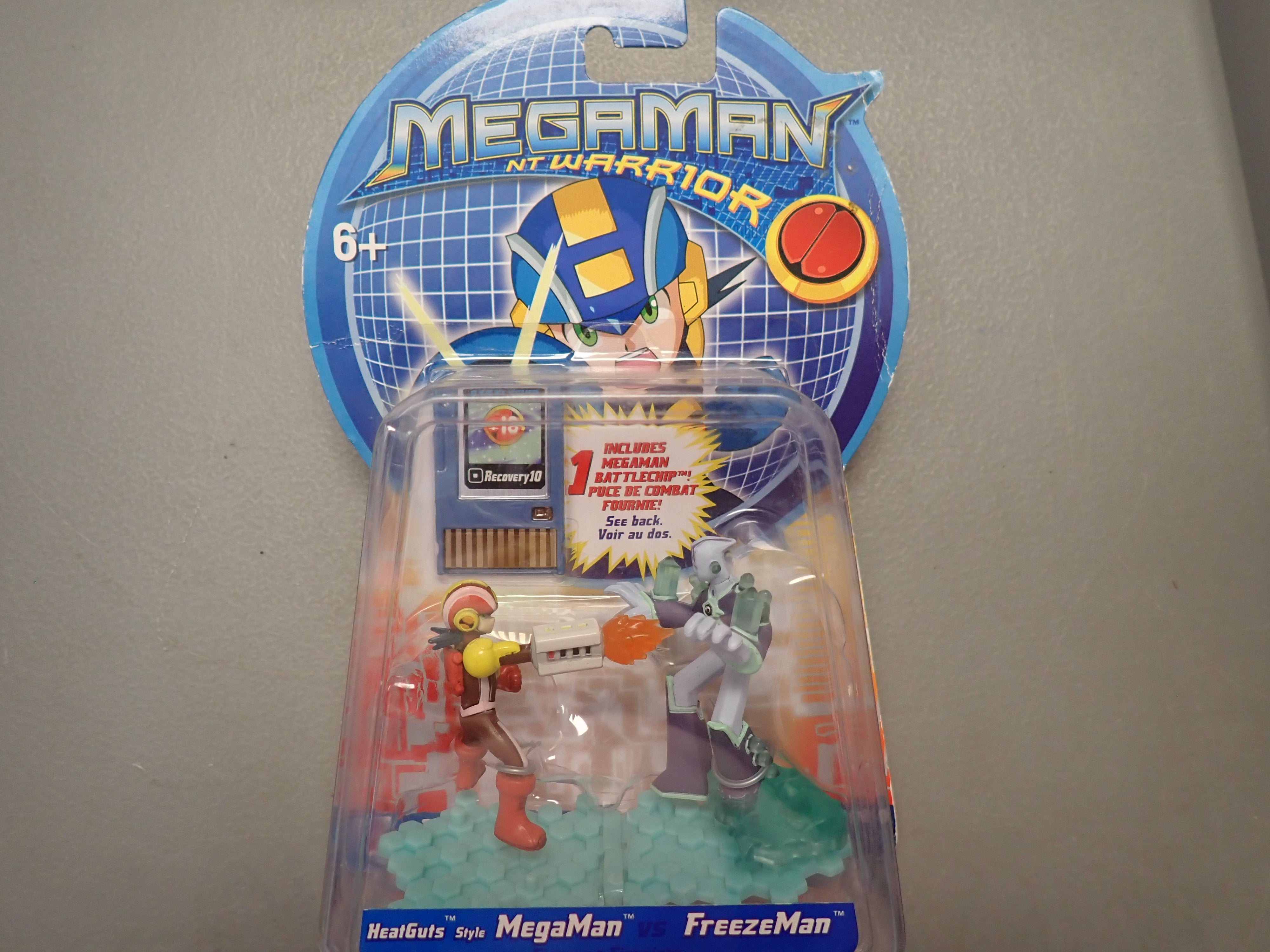 Mega Man NT Warrior Heatguts MM v Freezeman