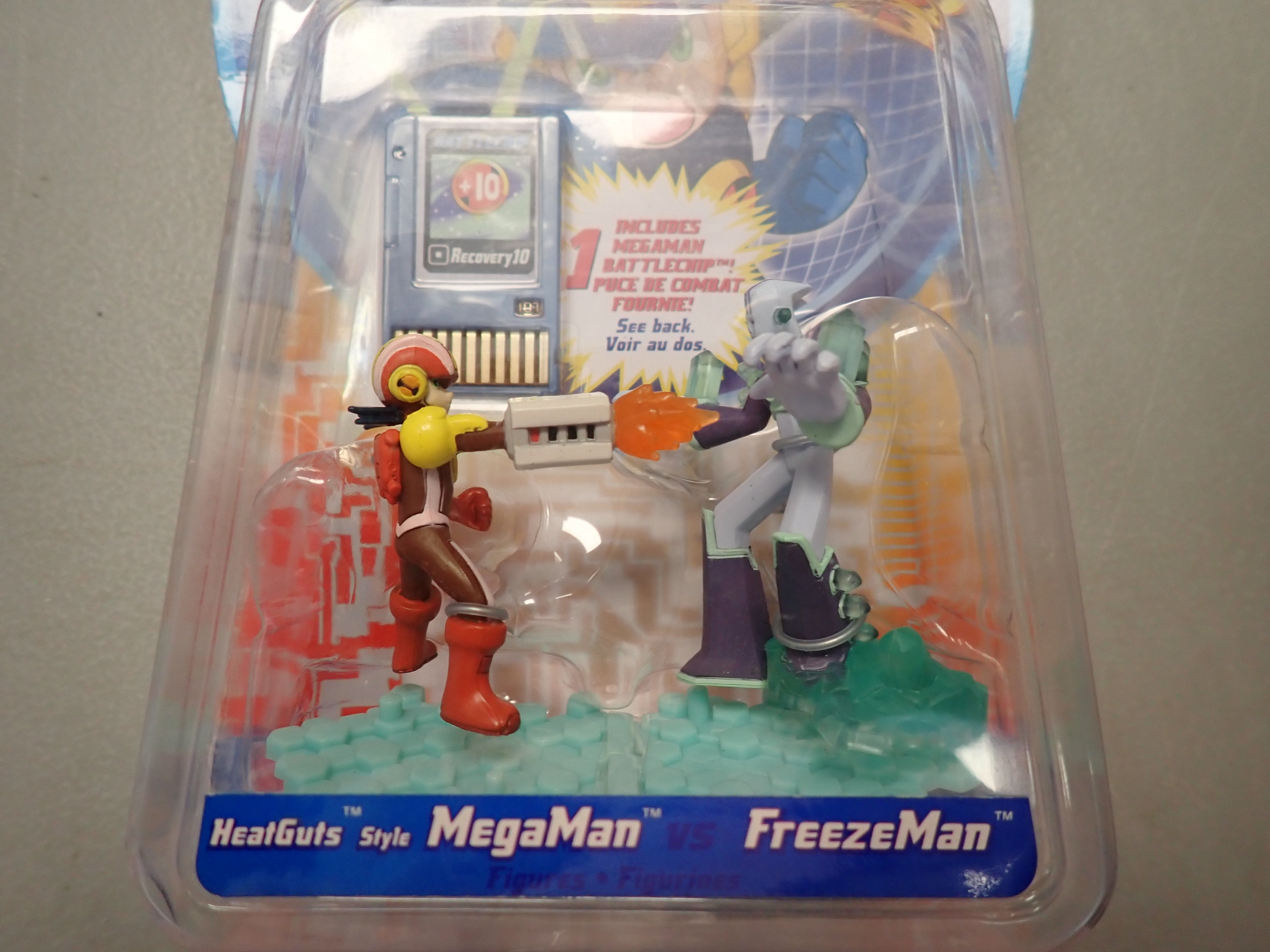 Mega Man NT Warrior Heatguts MM v Freezeman
