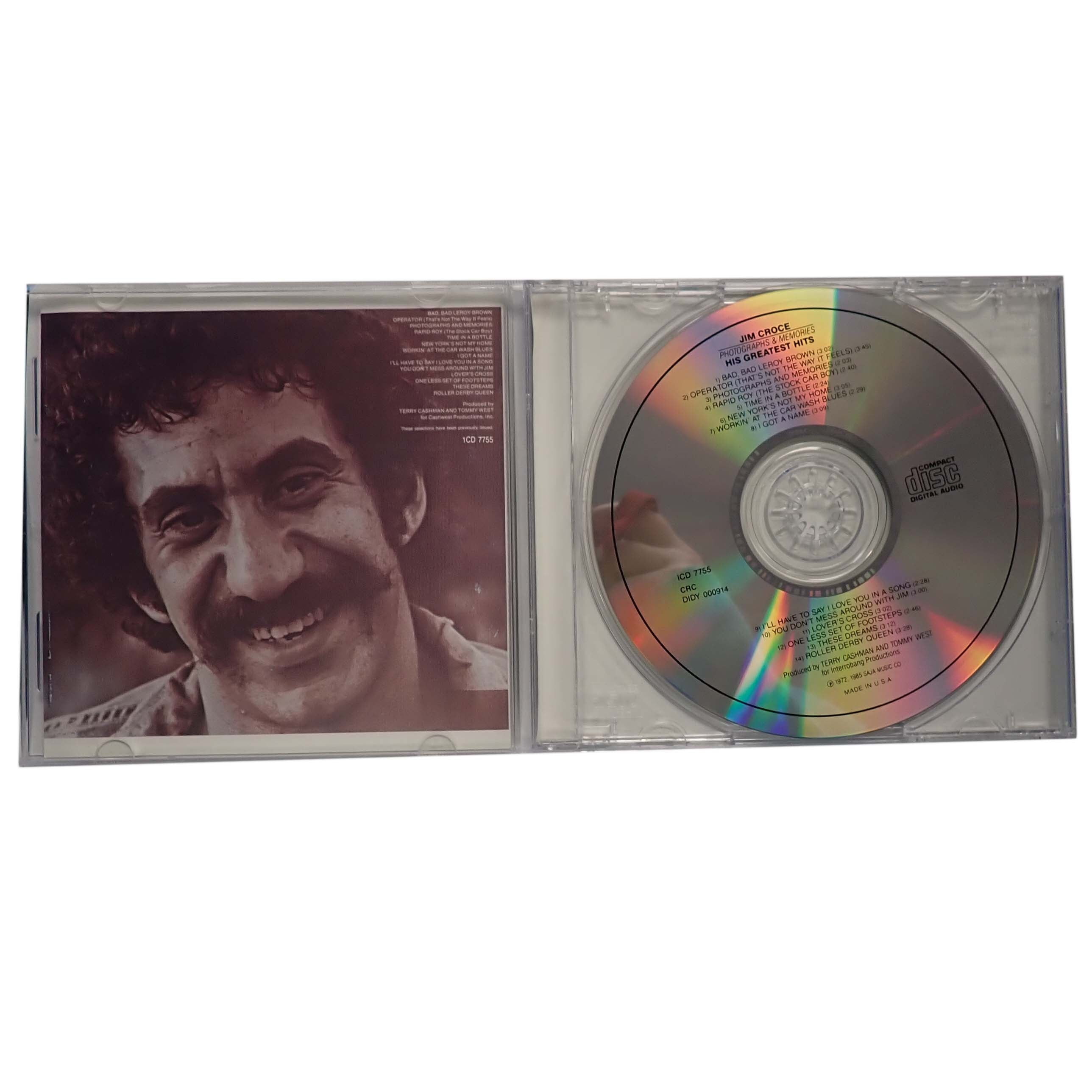 Jim Croce - Photographs & Memories - His Greatest Hits - CD