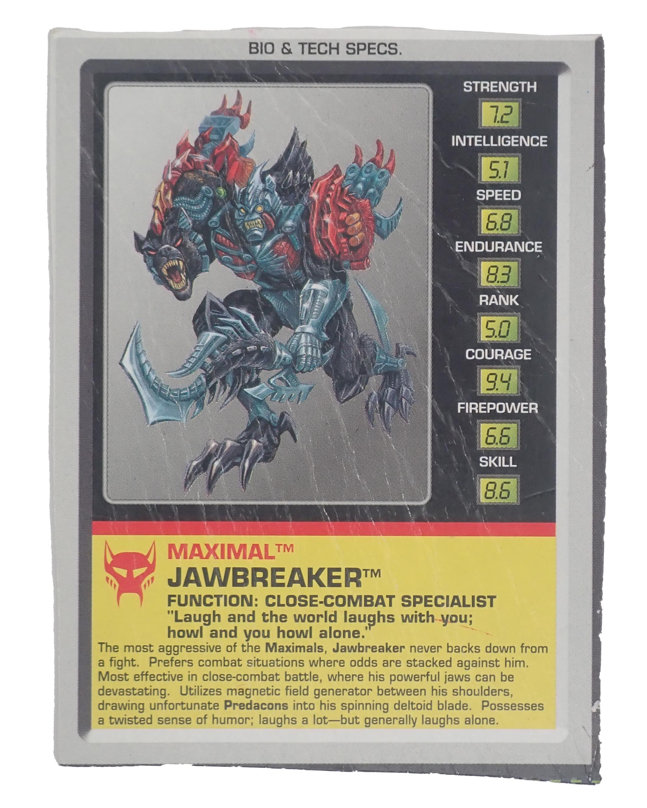 Jawbreaker - Beast Wars Figure