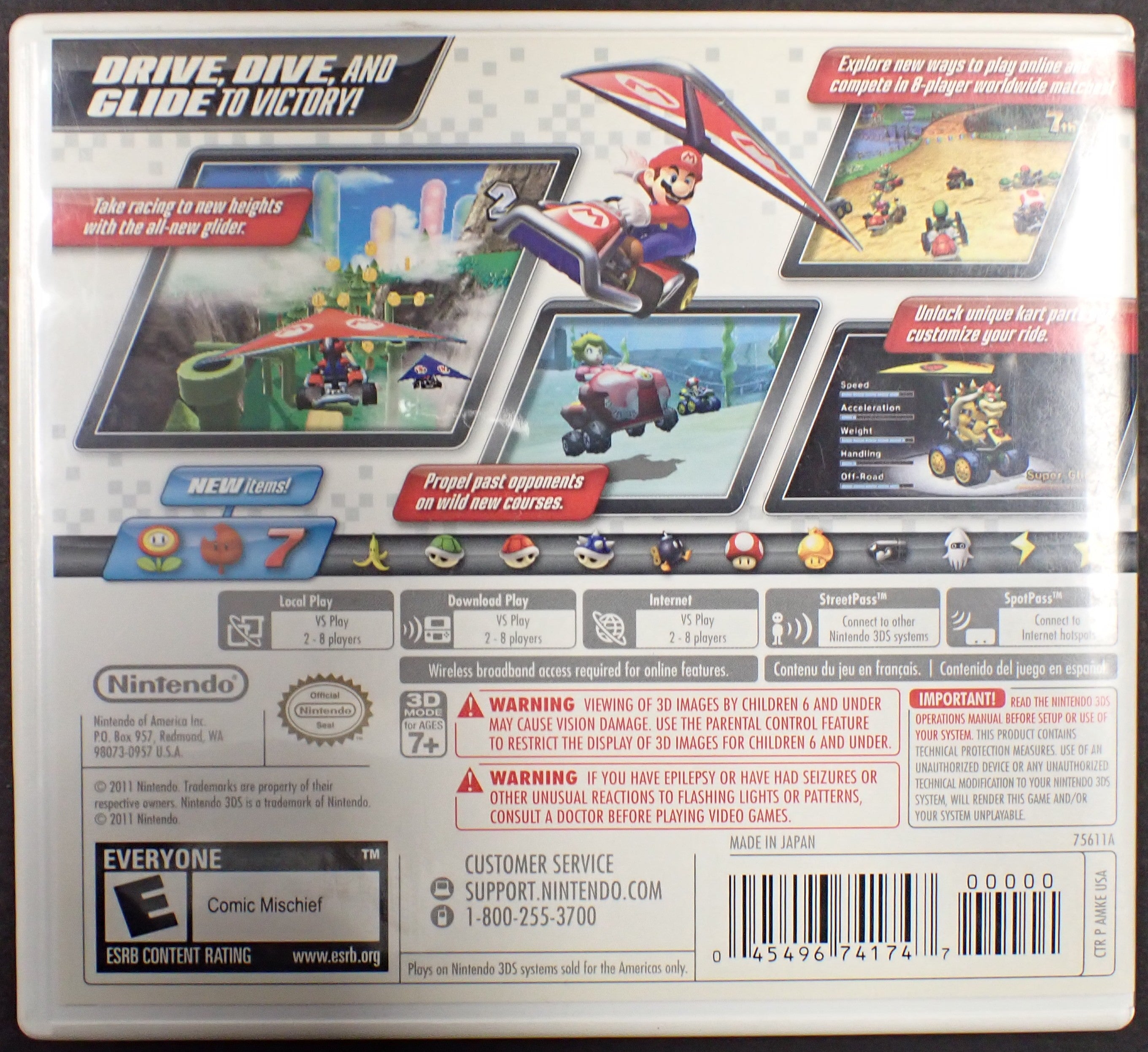 Mario Kart 7 - 3DS